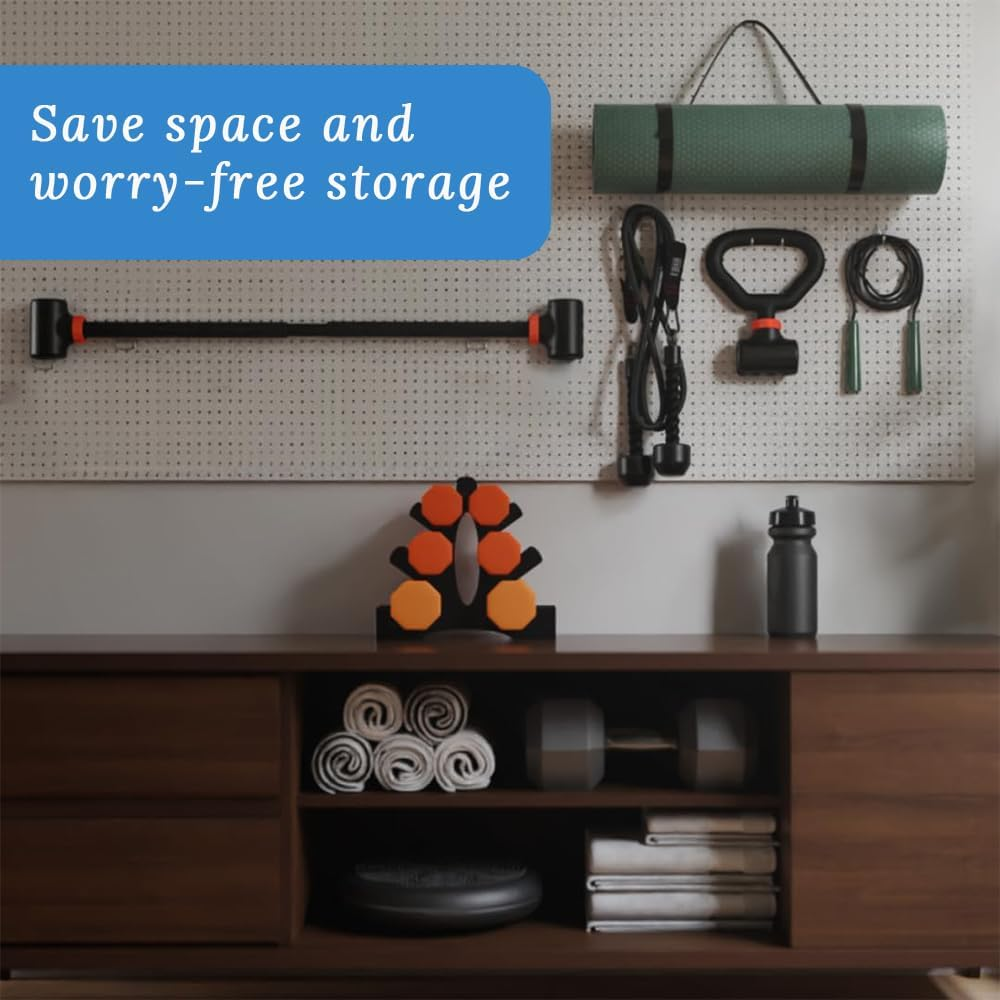 Dumbbell Converter, Dumbbell to Barbell Set and Kettlebell for Home Gym, Adjustable Weightlifting for Home Gym Weightlifting and Powerlifting Strength Training Exercises image number 5