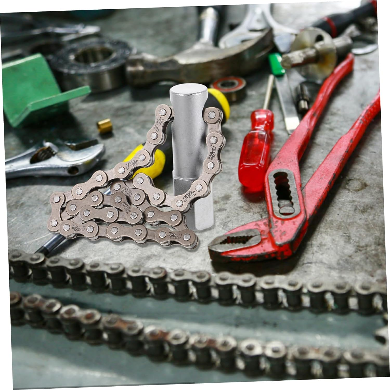BUGUUYO Chain Oil Wrench Oil Filter Chain Wrench Easy to Use Automotive and Mechanical Equipment