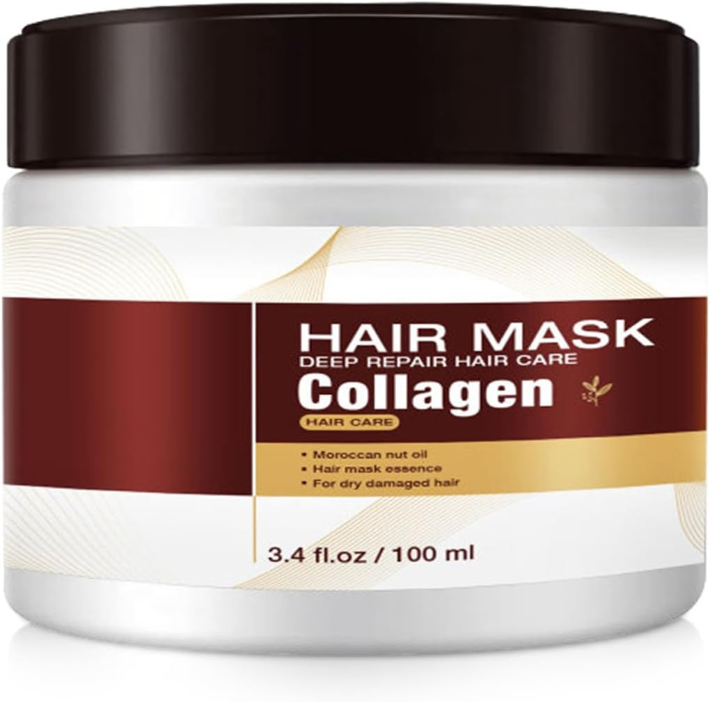 100 Ml Collagen Hair Mask with Keratin - Deep Repair & Intensive Moisturising for All Hair Types image number 1