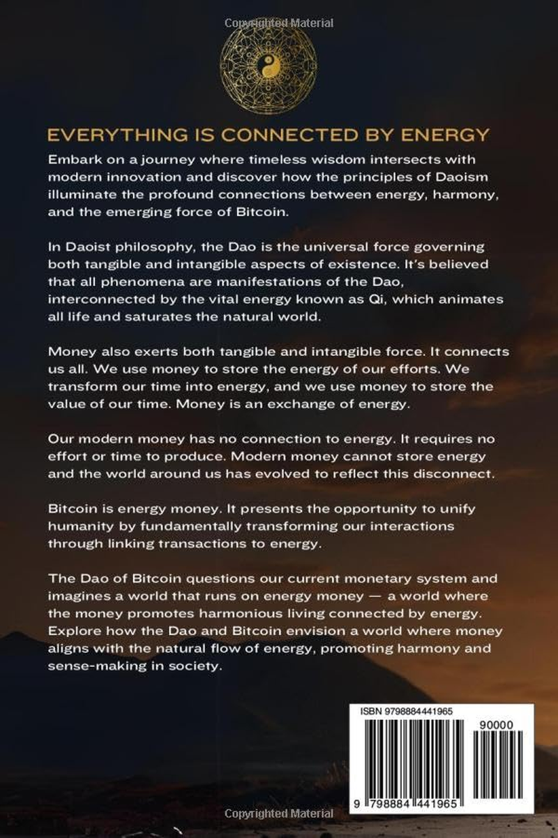 The Dao of Bitcoin: towards a Cosmology of Energy Money