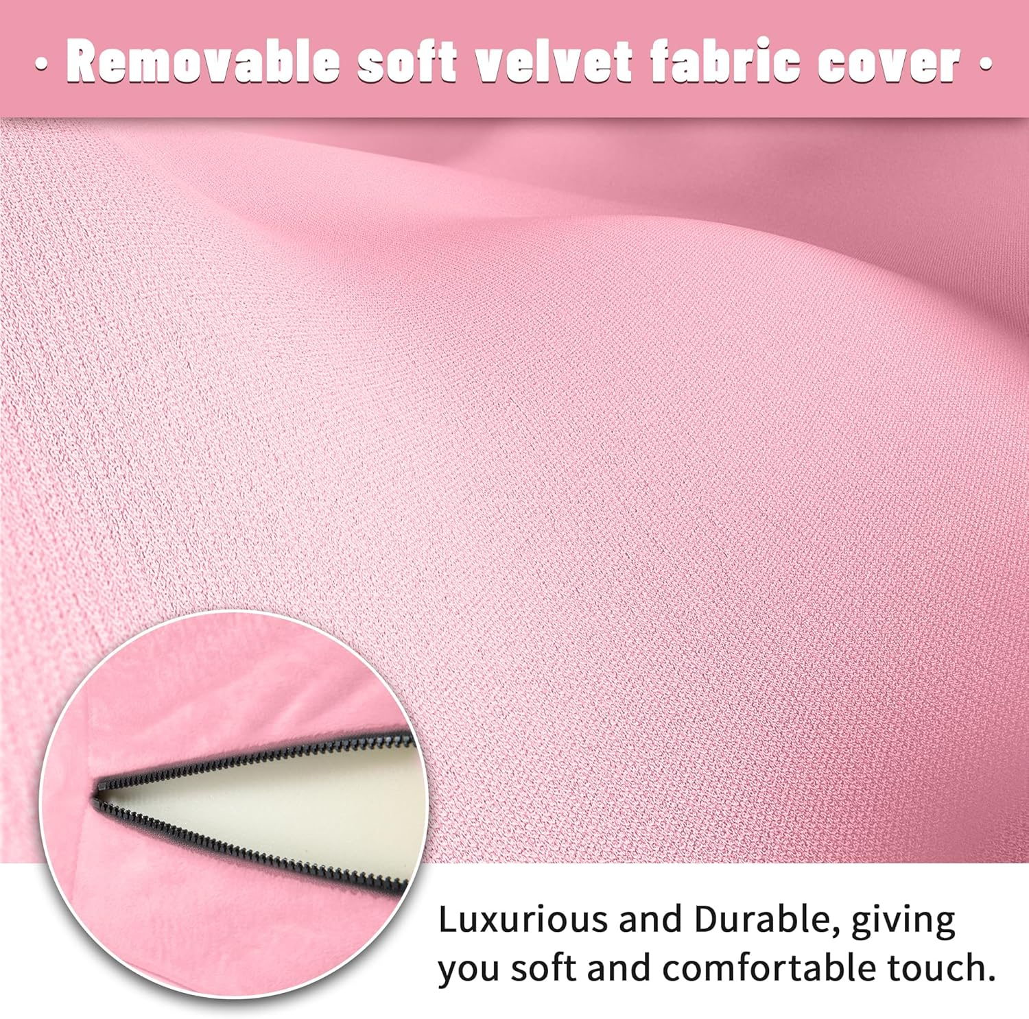 Sex Pillow Wedge Position Pillow Sex Furniture Foam Sex Cushion and Dice Sex Games for Adult Couples (Pink) - Pink image number 5