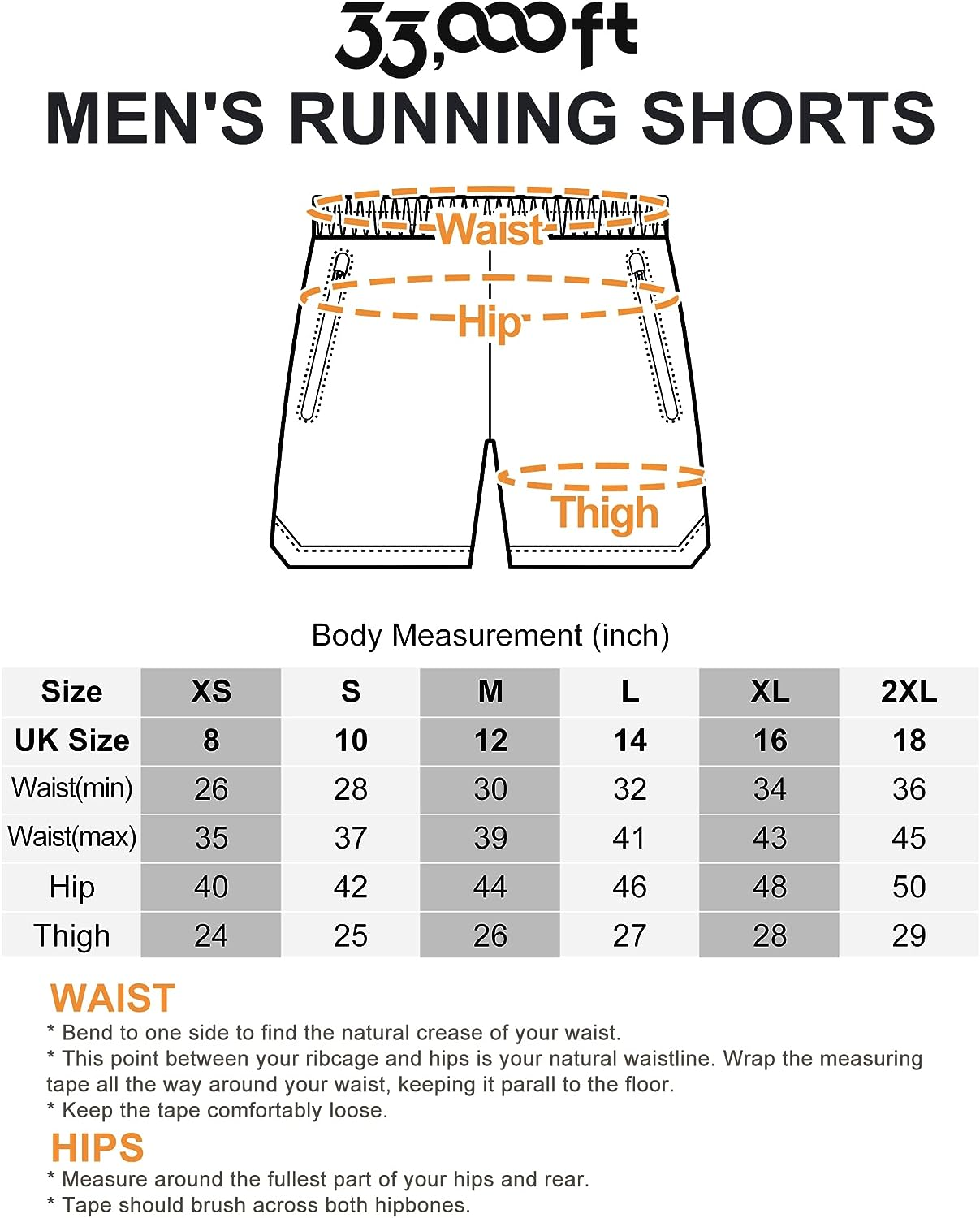 33,000Ft Men'S Blue Athletic Shorts with Pockets, Breathable, Drawstring Closure, Mid Rise, 3 Inch Inseam, Running, Gym, Training