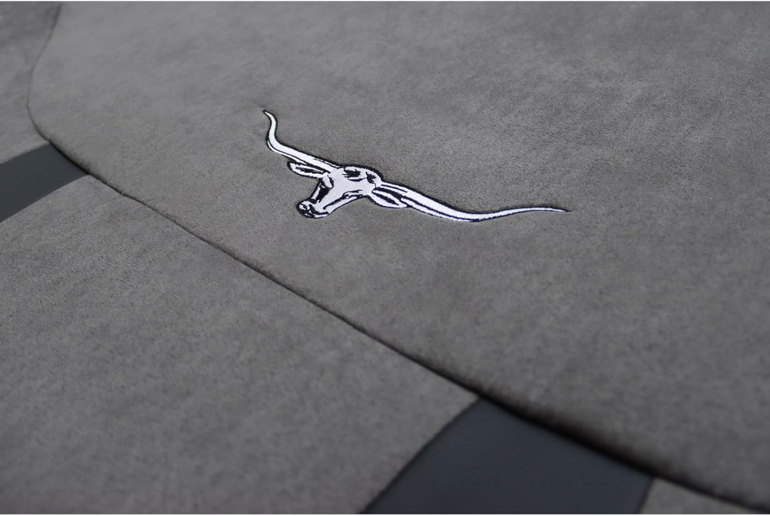 Sperling RM Williams RMW Longhorns Suede Velour Grey Rear Car Seat Cover Universal