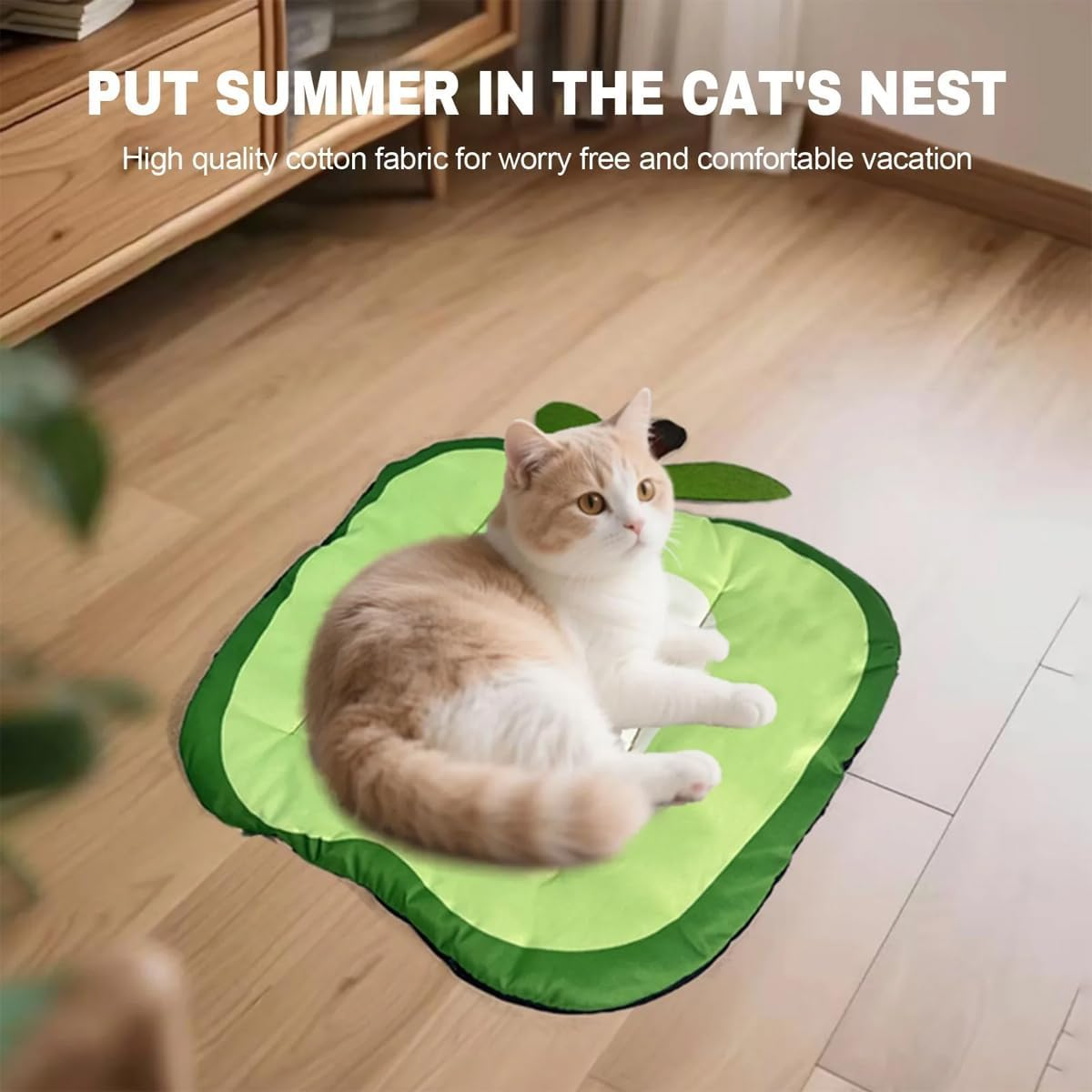 AIMALL Cooling Pet Mat for Dogs and Cats, Summer Ice Silk Cooling Pad with Non-Slip Bottom, Water-Resistant Washable Dog Bed Mat