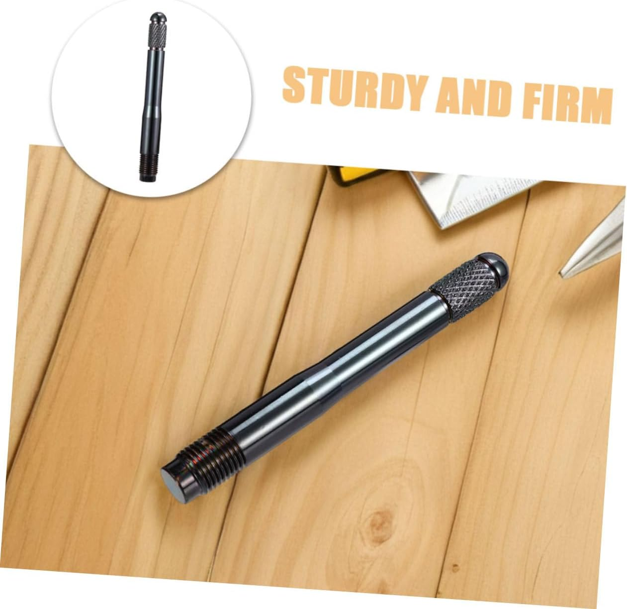 HOLIDYOYO 2Pcs Wheel Installer Tool Stainless Steel Tire Pin Alignment Bolts for Accurate Wheel Positioning for Automotive Repair and Modification image number 1