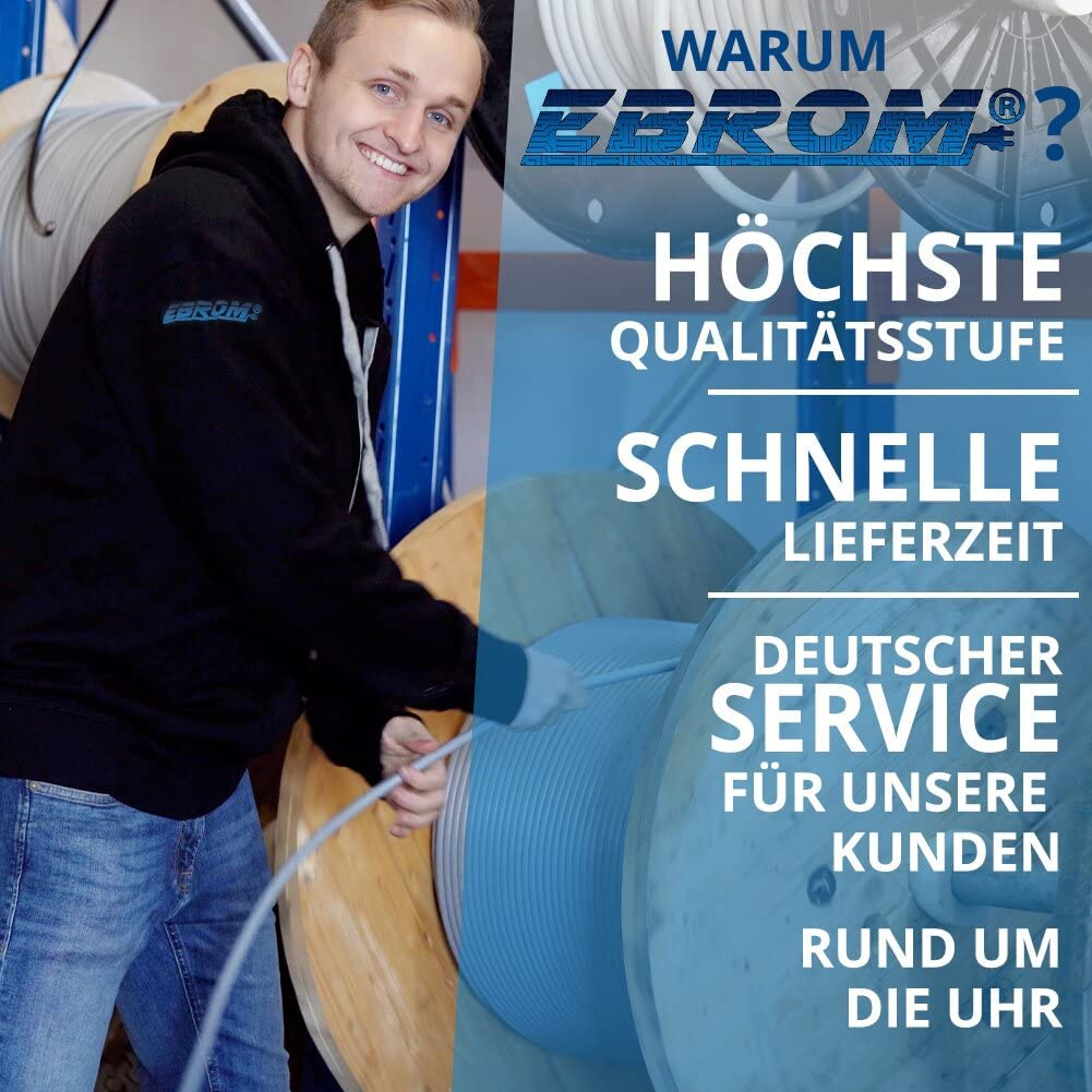 Core Cable Wiring Cable &ndash; Single Core Flexible &ndash; PVC Cable &ndash; H07V-K 2.5 Mm&sup2; &ndash; Colour: Light Blue &ndash; Many Lengths Available in 5 Metre Increments, Length: 10 M 2.5 Mm&sup2; image number 1