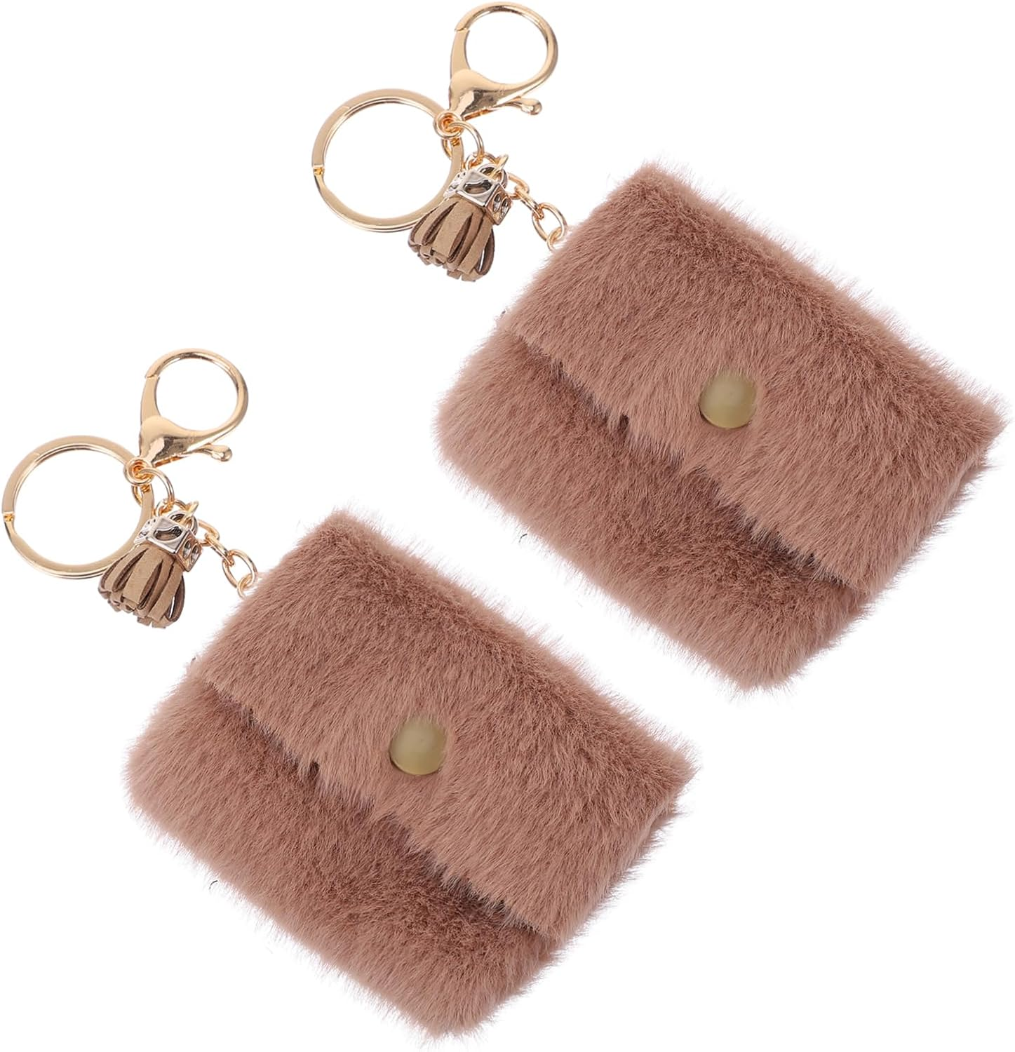 PACKOVE 2Pcs Mini Coin Bag Keychain Change Bag Key Holder Keychain for Daily Use Mini image number 1