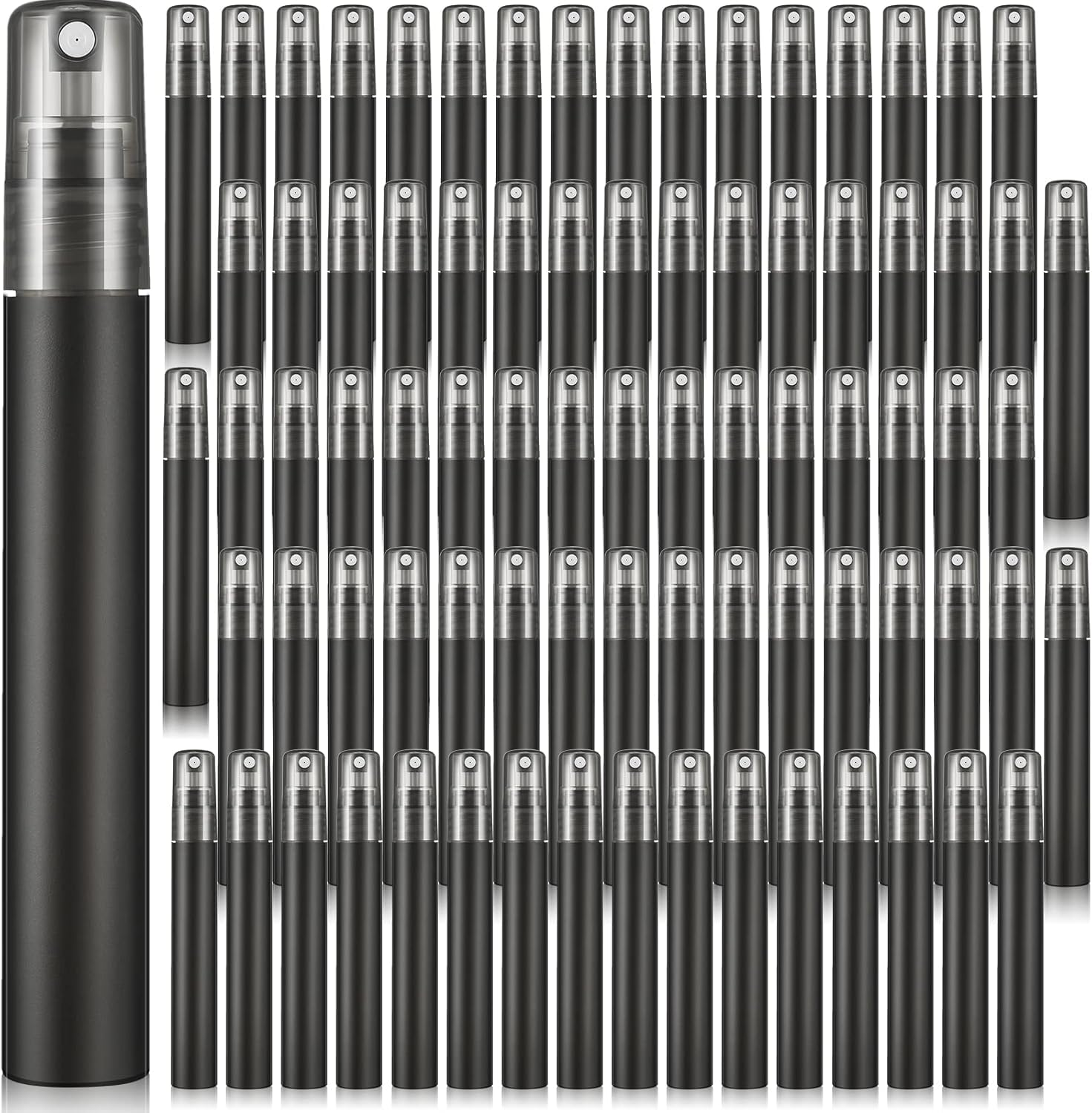 Remerry 10 Ml Perfume Spray Bottles Plastic Travel Refillable Mini Bottles for Women Small Fine Mist Sprayers Portable Frosted Perfume Sprayers Empty Atomizer for Essential Oil (100 Pcs) image number 3