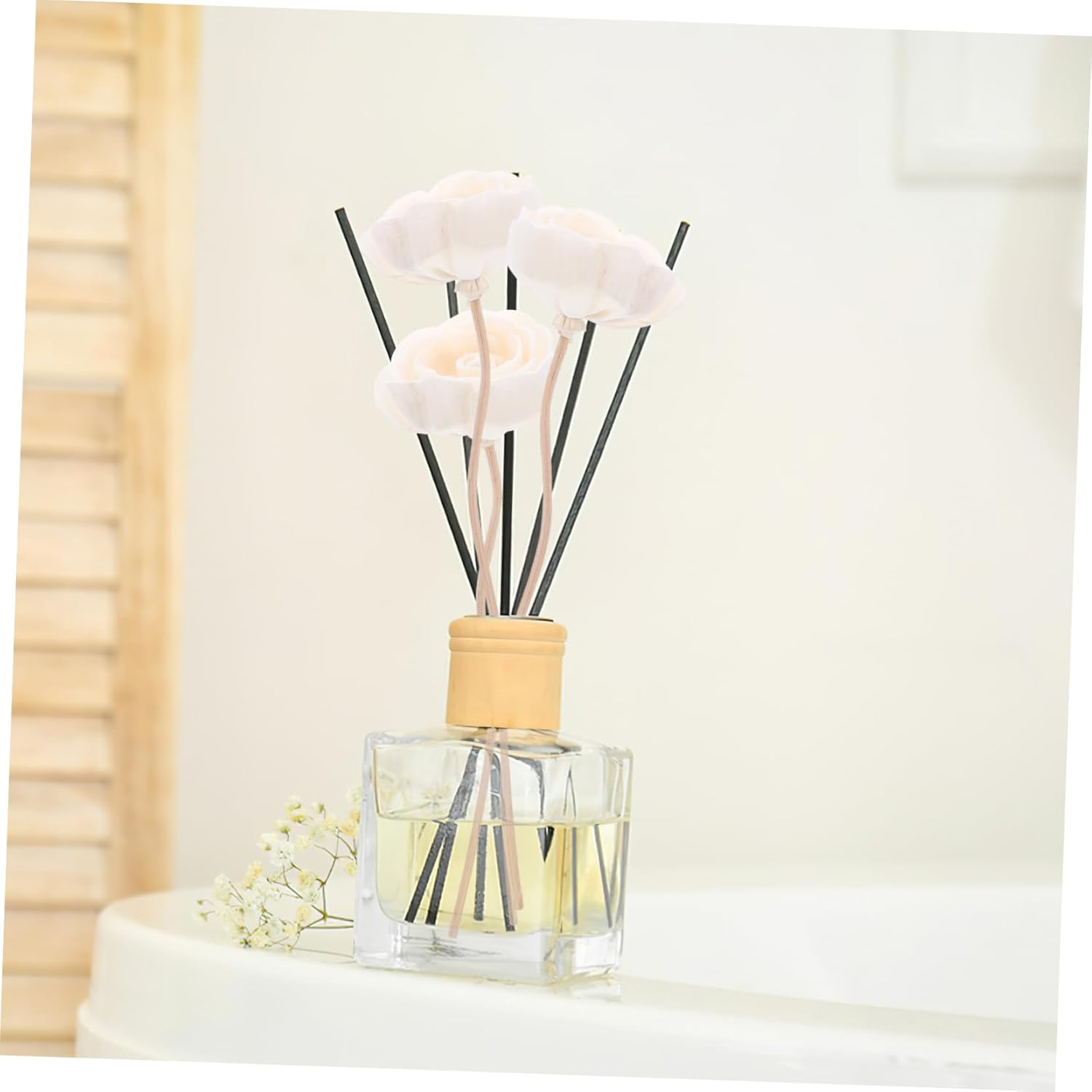 DOITOOL 40Pcs Aromatic Dried Flower Diffuser Sticks for Home Office Spa Scent Diffuser Sticks Essential Oil Aroma for Home Fragrance image number 4