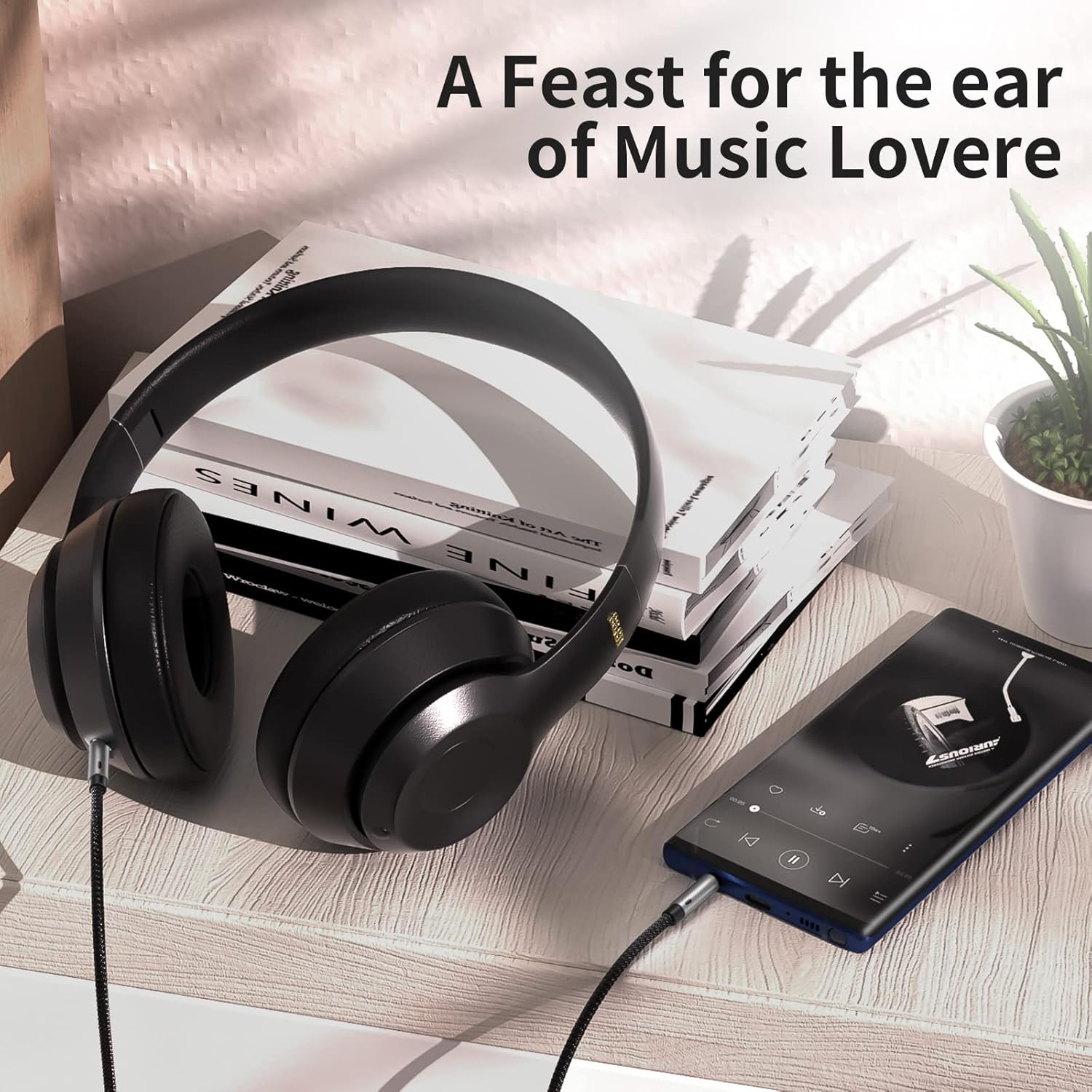 Aux Cord for Car 6 Ft,3.5Mm Audio Cable Male to Male Stereo Hi-Fi Sound Nylon Braided Aux to Aux 1/8 Cable for Headphones Car Home Stereos Speakers Tablets image number 5