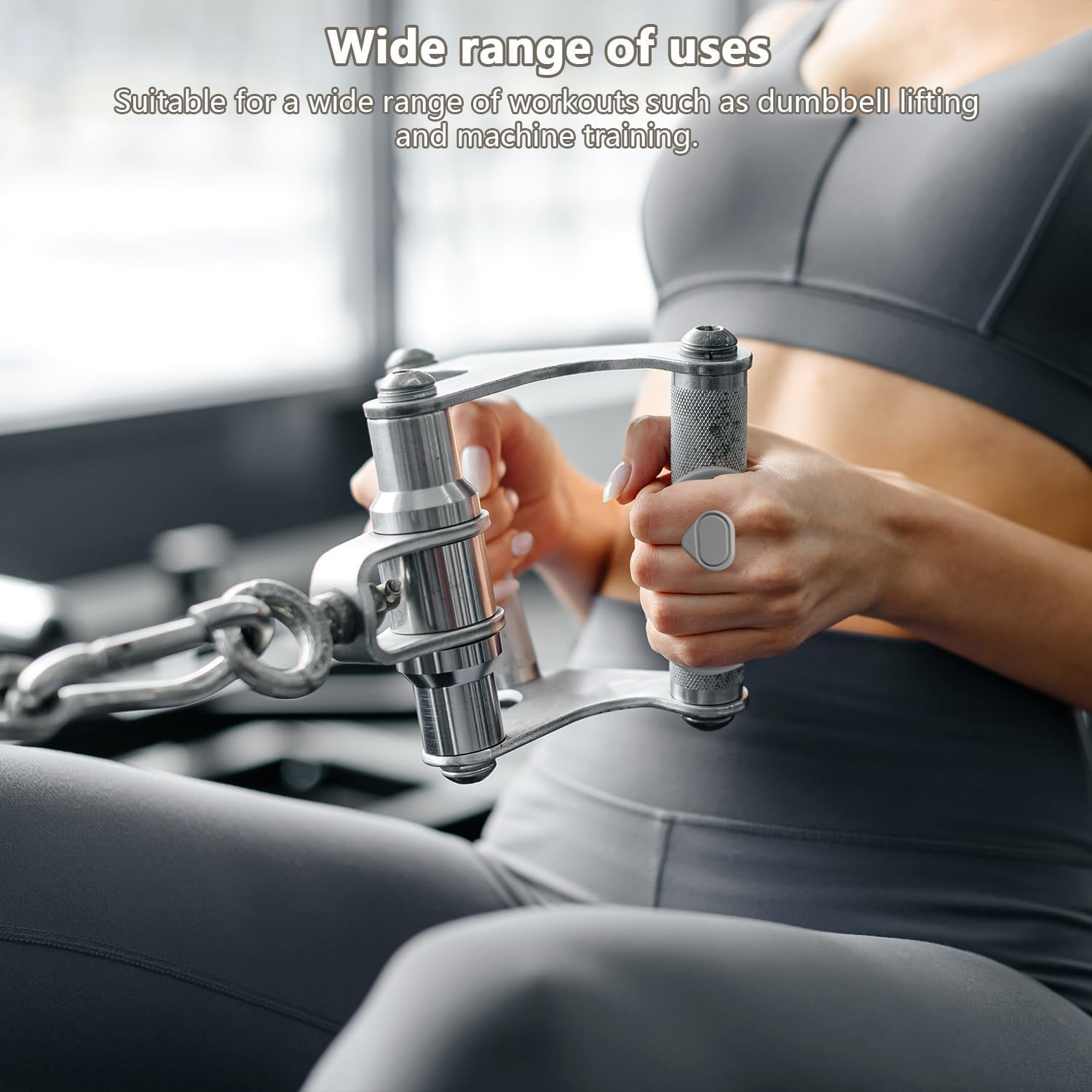 Rubber Gym Grips Fingerless Workout Grips - Ergonomic Rubber Hand Protector Gloves for Weight Lifting, Pull-Ups, Gym Training and Exercise, for Men and Women image number 6