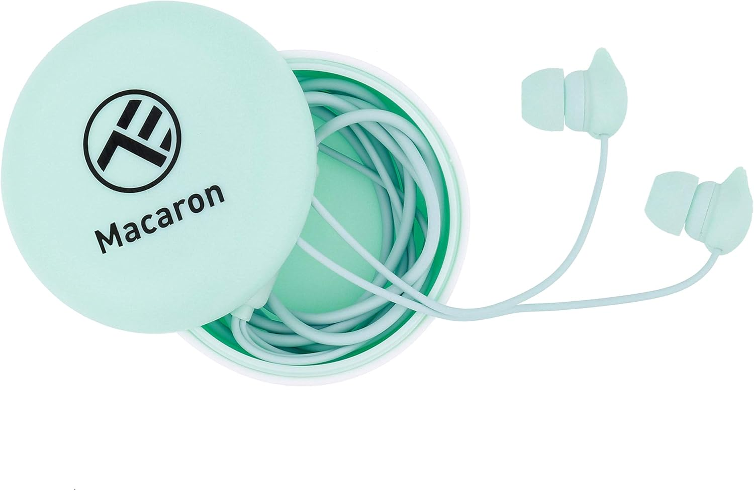 Tellur In-Ear Headset Macaron, Carrying Case, Blue image number 5