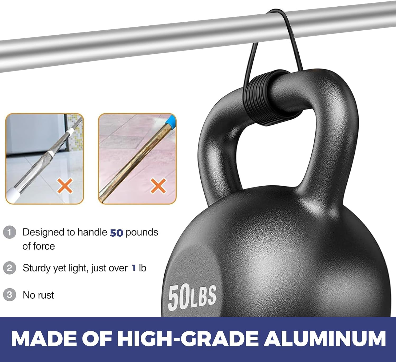 Woobroo Floor Squeegee and Floor Scrub Brush Set for Tiles, Cleaning Pet Hair, Sofa, Window, Carpet, Bathroom and Hard to Reach Corners image number 3