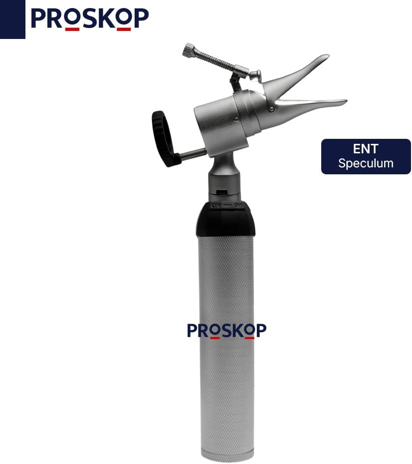 PROSKOP&reg; Veterinary Operating Otoscope Set, Ear Examination, Diagnostic, Vet Otoscope Set, Professional Diagnostic, Vet Otoscope Set, Otoscope for Dogs, Pet Otoscope, Canine Otoscope, Earache, Ear Canal Exam, Grass Seed, Eardrum Exam, Premium image number 4
