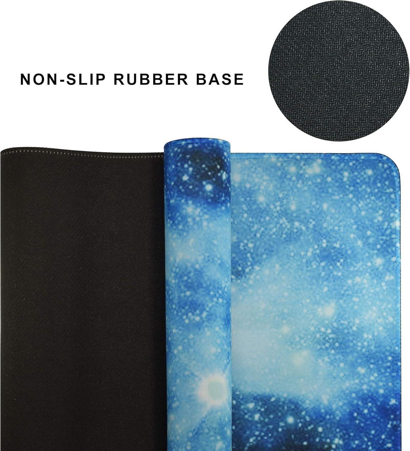 Mydours XXL Gaming Mouse Pad 120 X 40Cm, Extra Large Mouse Pad with Fabric & Non-Slip Rubber, Desk Pad for PC Gaming & Office Workspace, Desk Pad for Keyboard & Computer Accessories (Universe)