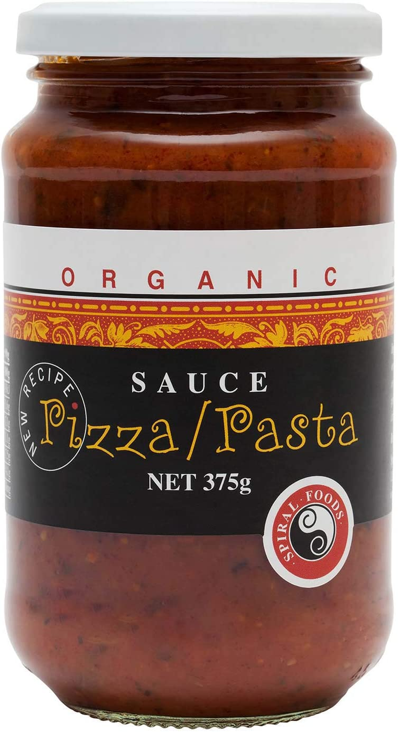 Spiral Foods Organic Pizza/Pasta Sauce Glass 375 G image number 1