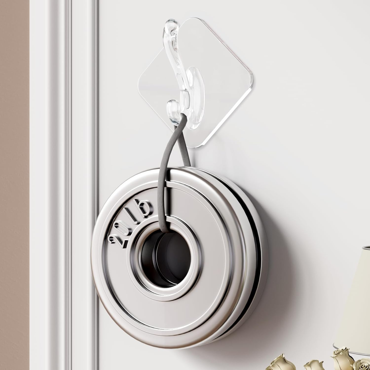 Coat Hooks Wall Mounted - 10 Pack 15Lb(Max Large Heavy Duty Wall Hook for Single Hanging Coats Towel Cubicle Classroom Kitchen Bath Backpack Hat Hook image number 2