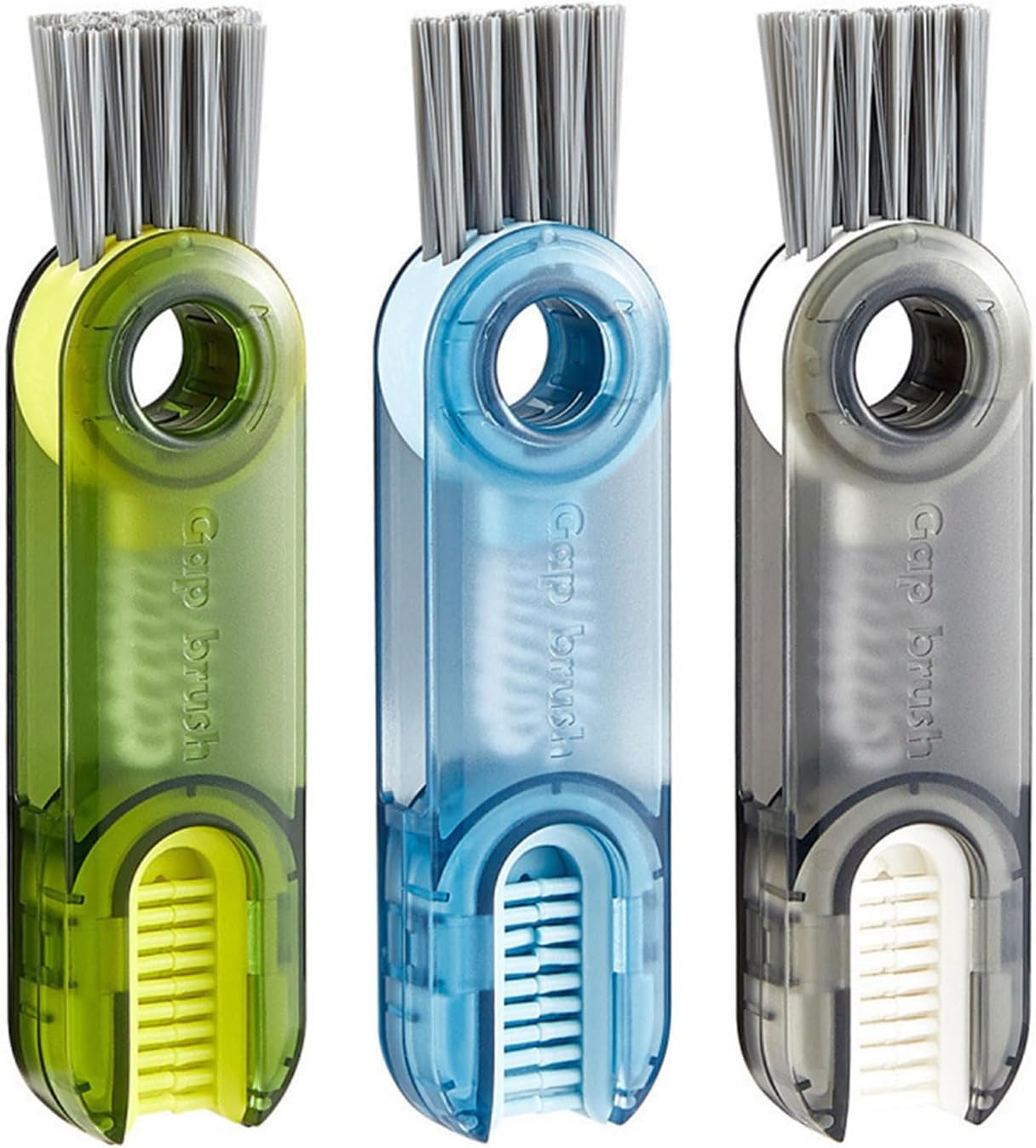 3Pcs 3 in 1 Multifunctional Cup Cleaning Brush - Professional Grade Bottle Cleaner Brush Set for Deep Cleaning,3 in 1 Design for Cups Bottles Straws Lids, Practical Kitchen Cleaning Tools image number 5