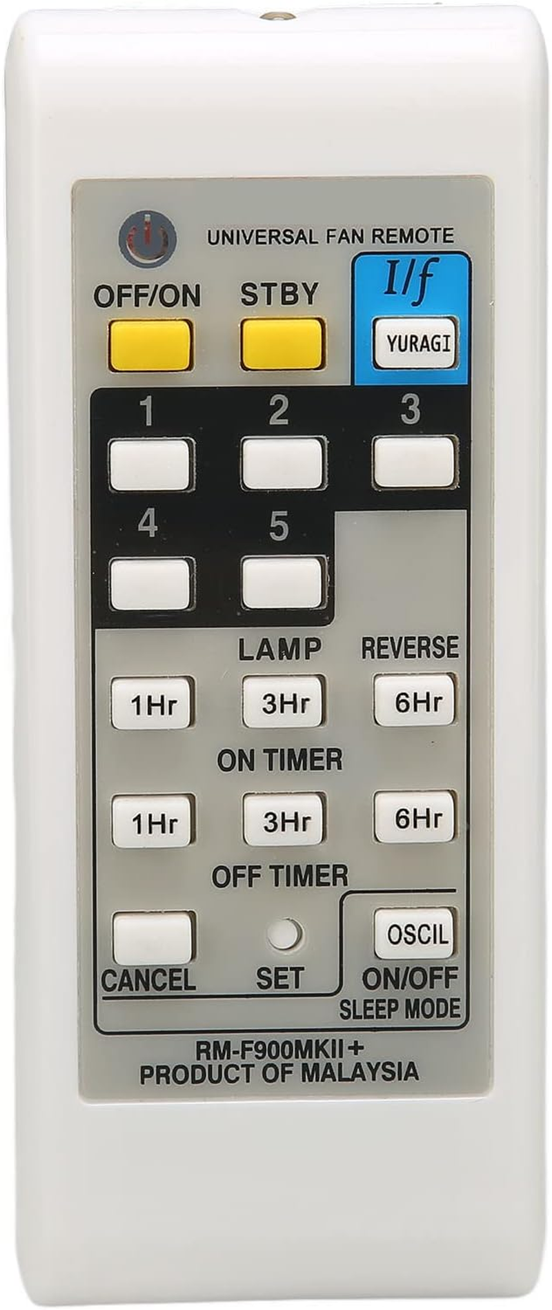 Universal Electric Fan Remote Control,Replacement Remote Control for Electric Fan,Ergonomic Design,For Home Hotel Office (A) image number 4