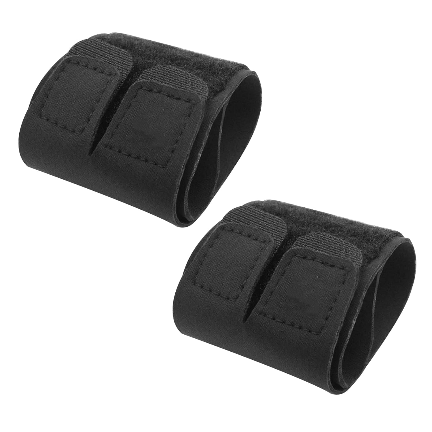 2 PCS Finger Sleeves for Support & Protection - Adjustable Finger Splints & Compression Wraps for Basketball, Tennis - Breathable & Lightweight Design for Two Finger Sports Injury Prevention (L) image number 3