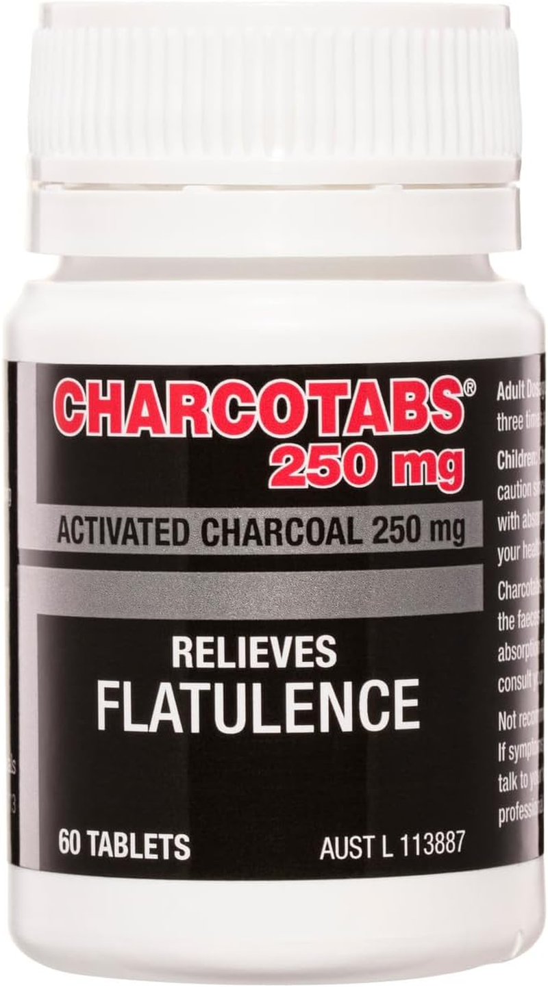 Charcocaps 250Mg Activated Charcoal 60 Tablet image number 5