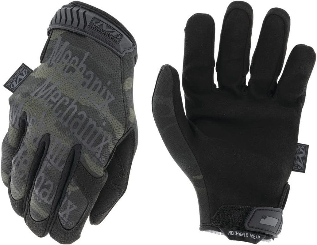 Mechanix Wear: the Original Black Multicam Tactical Work Gloves - Touch Capable (Xx-Large) image number 1
