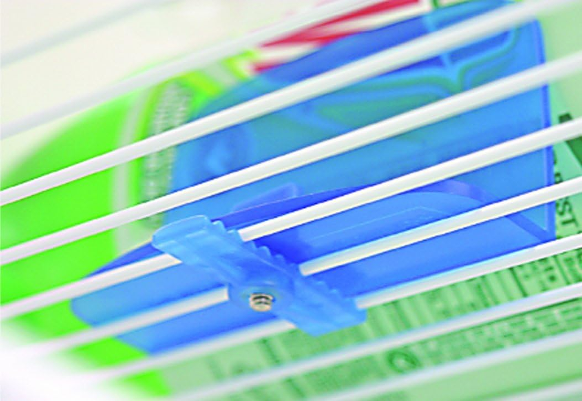 Camco RV Fridge Brace -Holds Food and Drinks in Place during Travel, Prevents Messy Spills Perfect for Rvs, Boats, Camping and More - (2 Pack) (44033),Blue