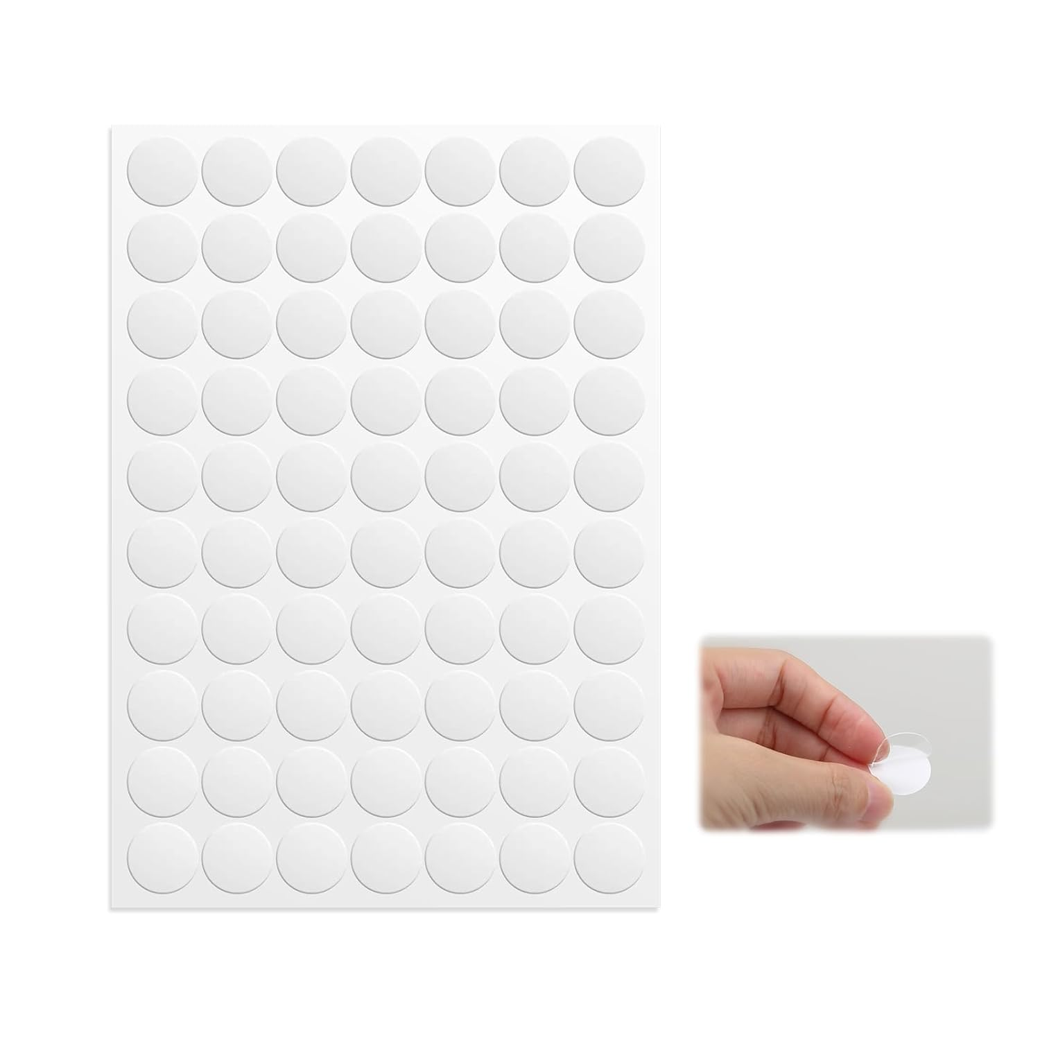 AIAOO 210 Pieces Nano Double Sided Tape Removable Sticky Dots for Walls Multipurpose Felt Furniture Pads Mounting Tacky Putty for Hanging Pictures Posters Art Photography image number 1