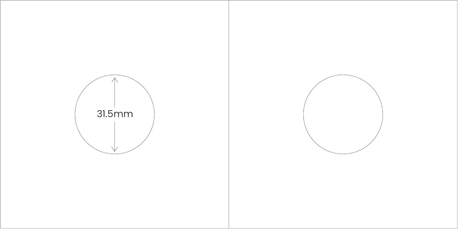 PCCB MINGT 100PCS White Cardboard Coin Holder Protector Display Storage Coin Flips Holder Card 2X2 for Coin Collection Supplies and Collecting (31.5 MM) image number 3