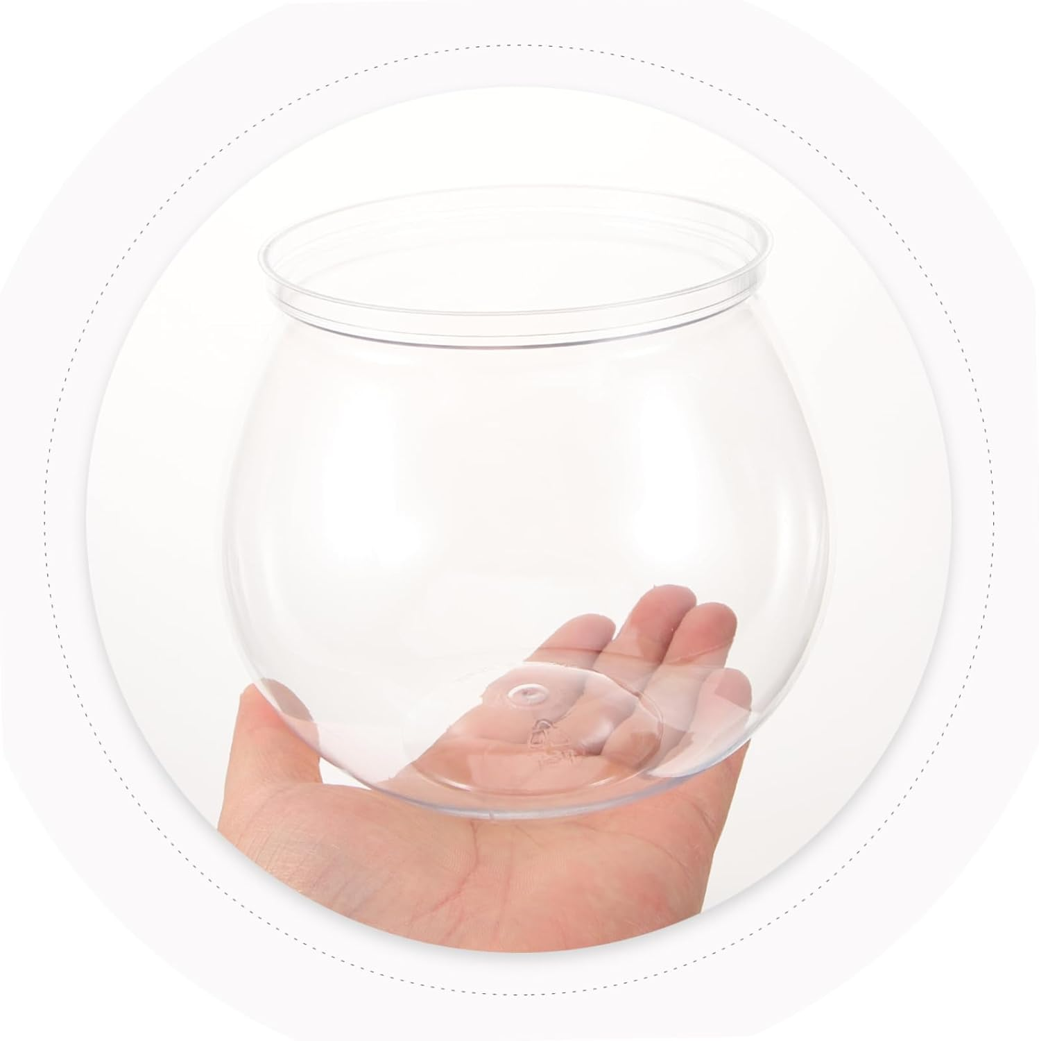 Gatuida 3Pcs Fish Bowl Aquarium Betta Fish Tank for Decor Pet Material Easy Maintenance for and Small Aquatic Pets image number 5