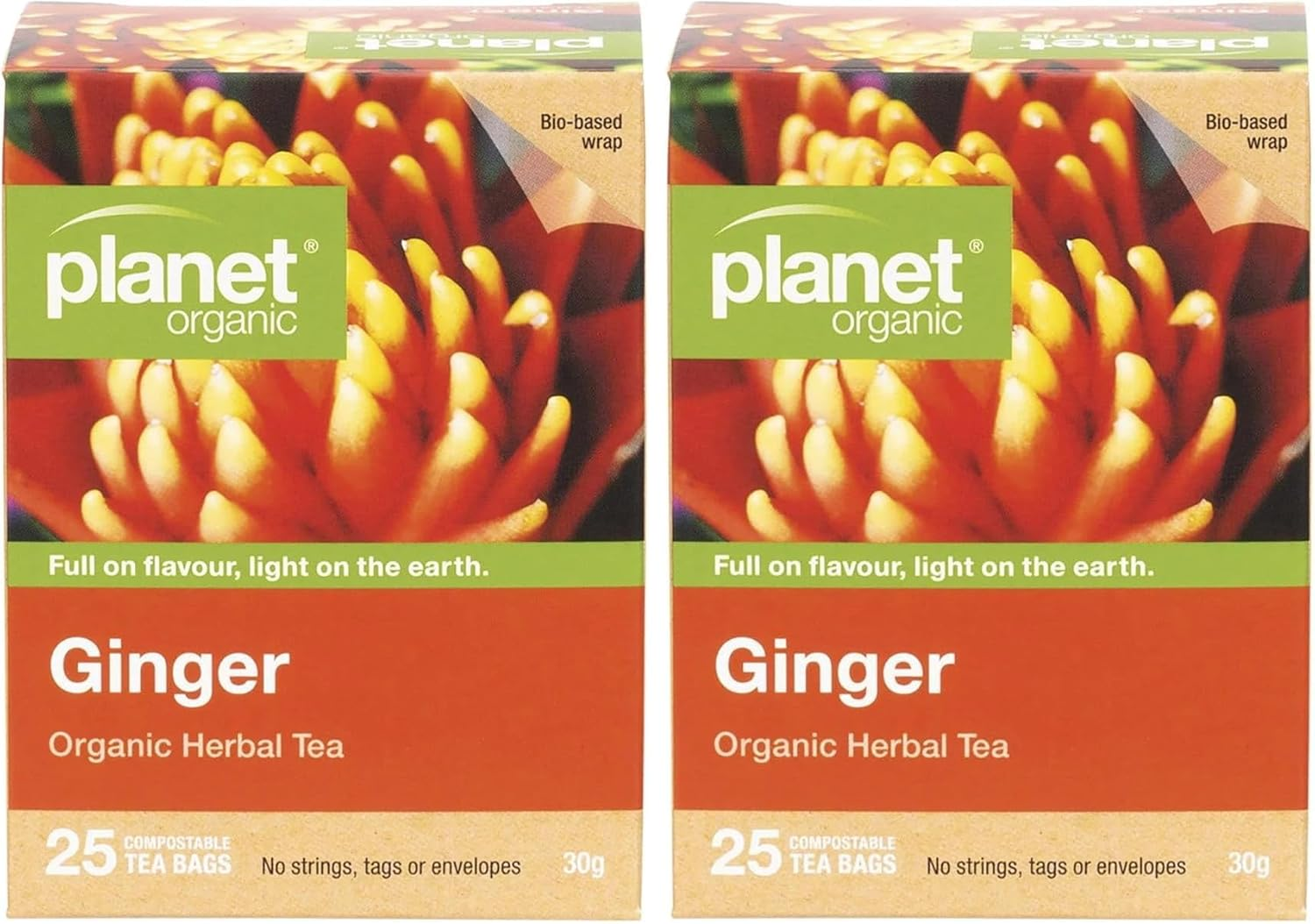Planet Organic Ginger 25 Tea Bags