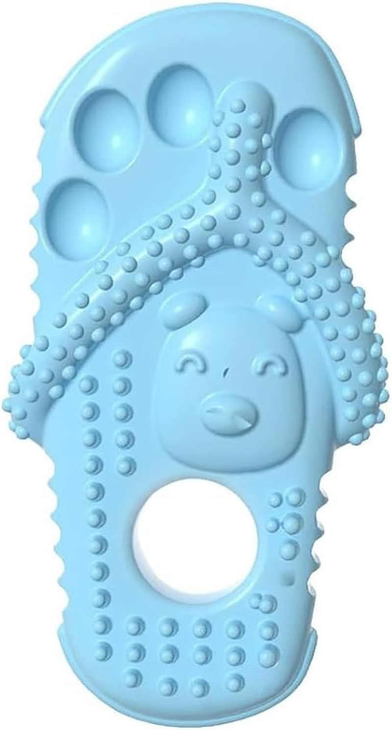 AIMALL Pet Toys Bite Slippers - Durable Dog Chew Toys for Teething & Dental Health, Bite-Resistant Rubber, Interactive Cat & Dog Toys