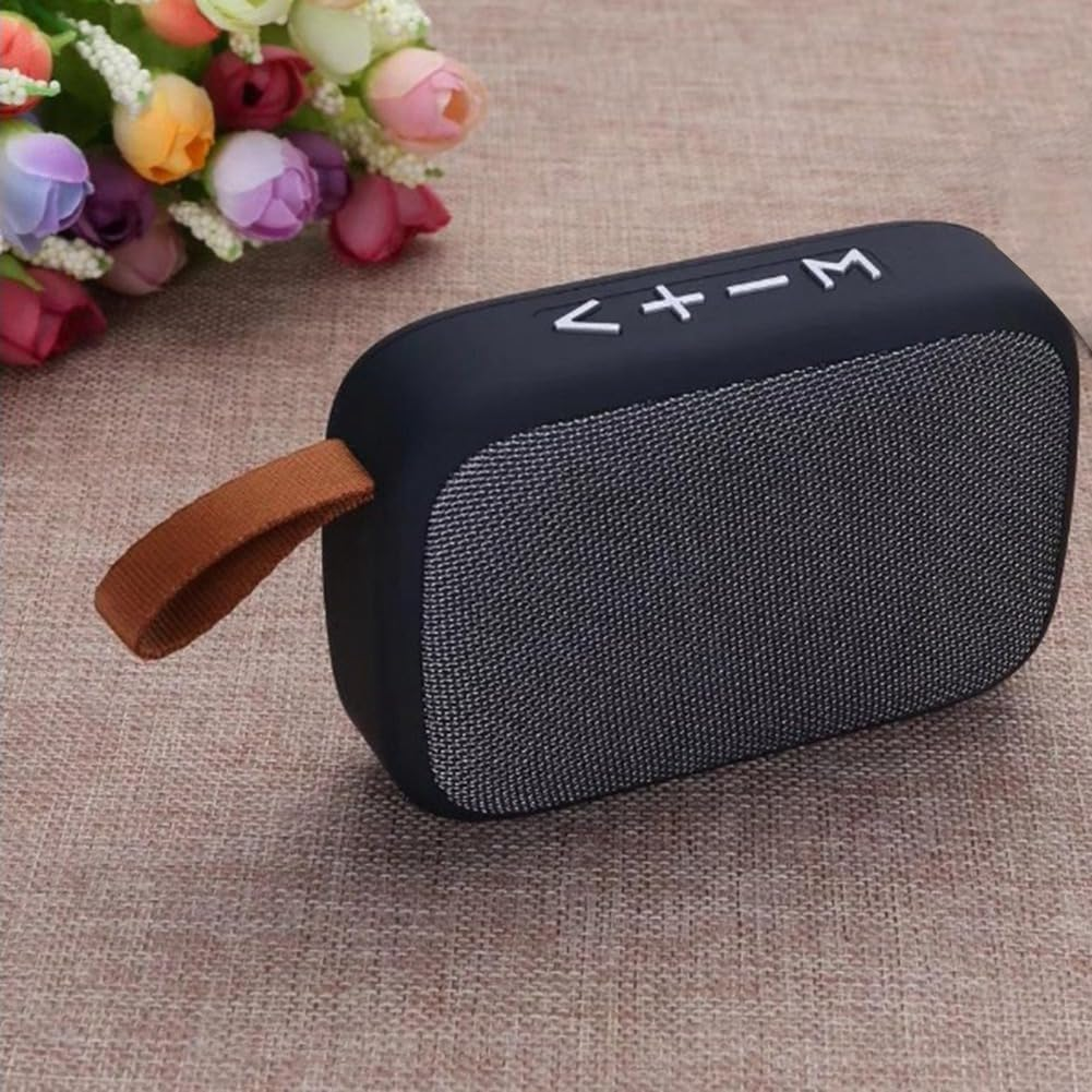 Anlayliay Portable Speakers Outdoor Bluetooth Mini Loudspeaker Wireless Column 3D Stereo Music Player Hifi Sound Box Black&Red image number 1