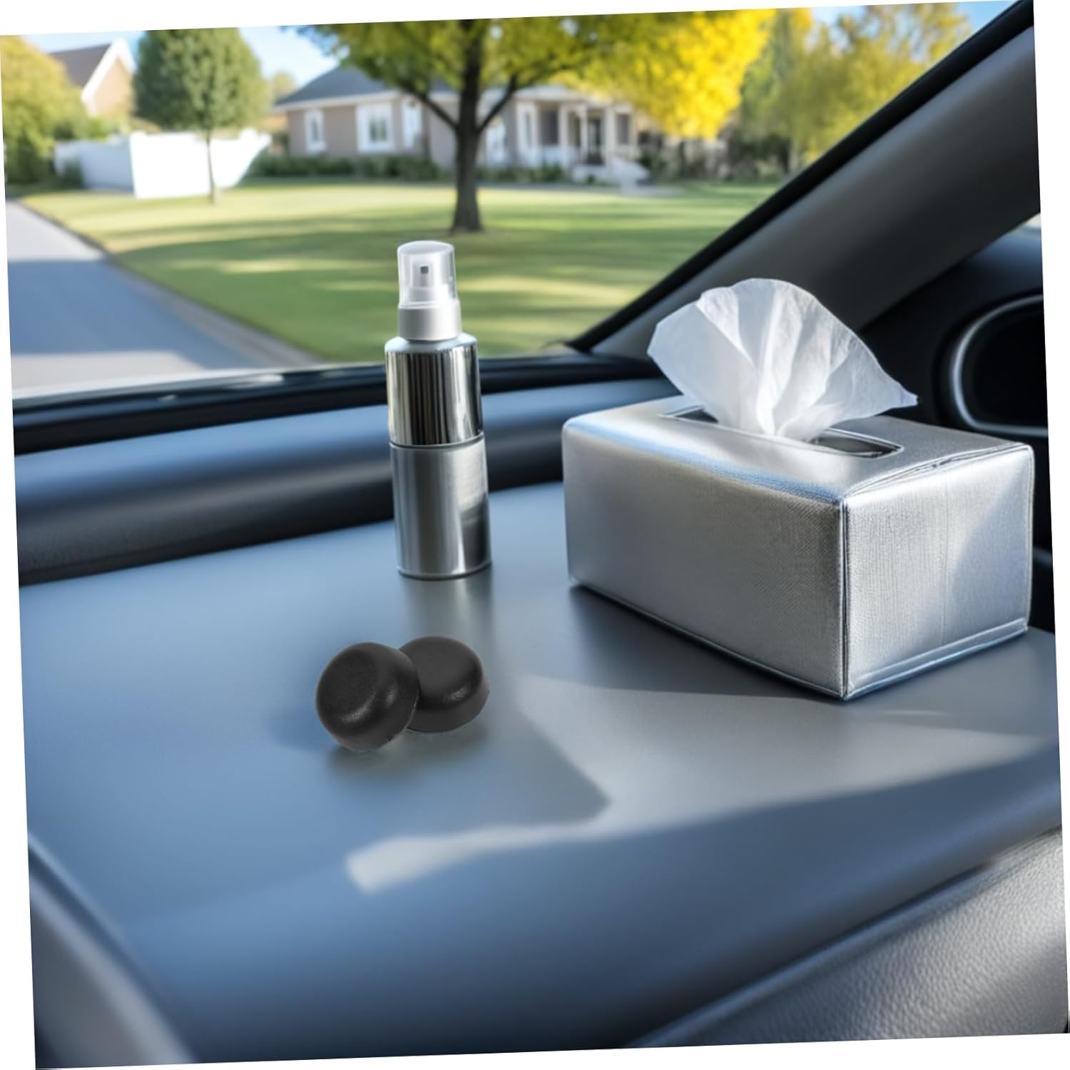 2Pcs Rear Wiper Arm Nut Cover for Model Y UV Resistant Plastic Caps with Noise Reduction Easy Installation Protectors for Car Rear Windshield Wiper System image number 3