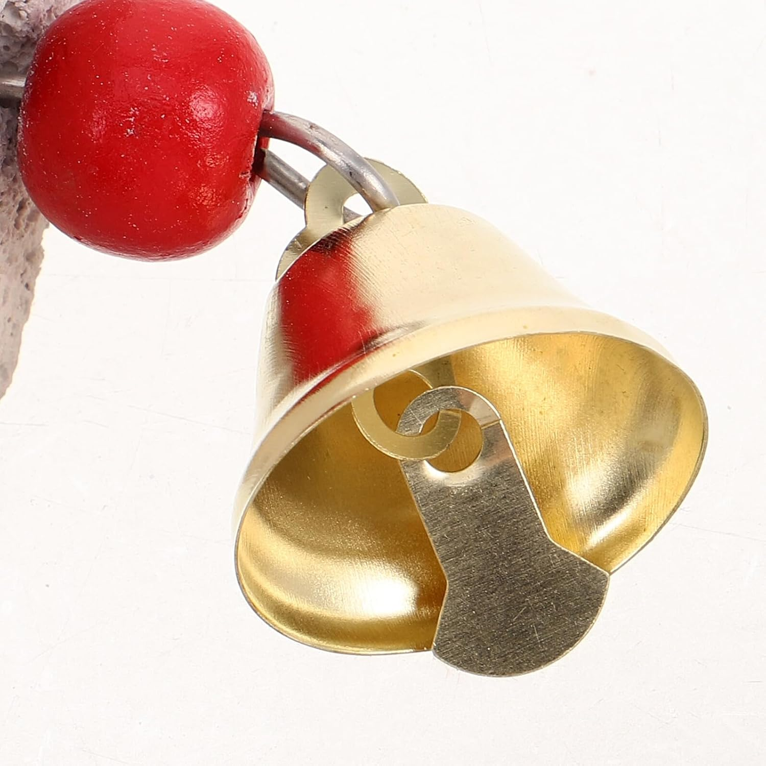 COHEALI 4PCS Pet Grinding Stones for Birds and Small Pets &ndash; Parrot Beak Grinder, Hamster Molar Chewing, Pumice Stone with Bell for Cage Hanging and Foraging image number 4