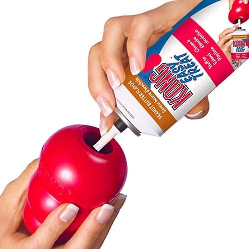 KONG - Classic Dog Toy - Durable Natural Rubber - Fun to Chew, Chase and Fetch - for Medium Dogs image number 1