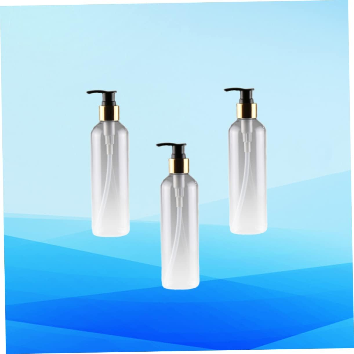 WOONEKY Airless Pump Bottles 250Ml Emulsion Bottle Plastic Refillable Dispenser for Travel image number 1
