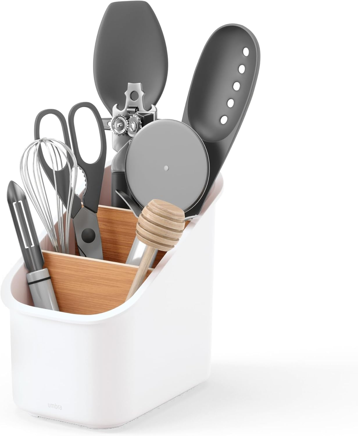 Bellwood Utensil Holder WHT/NAT image number 3