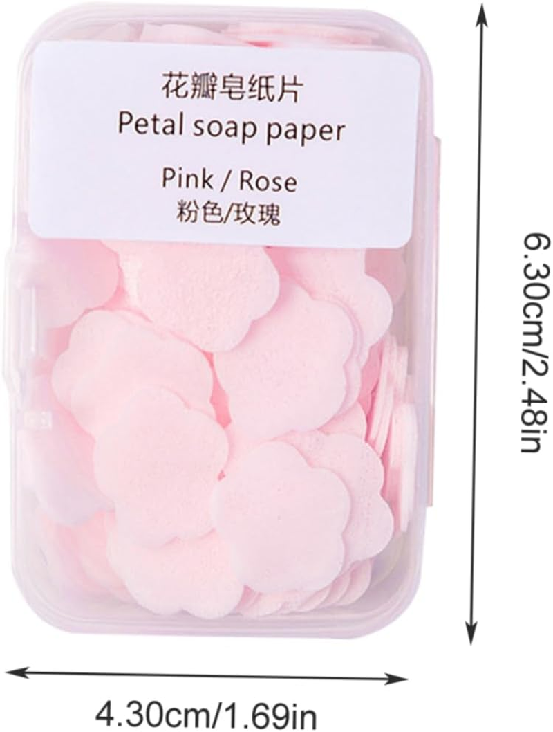 Ifundom Soap Flakes Portable Hand Soap Slices for Travel Camping and Outdoor Activities Convenient Travel Toiletries For image number 5