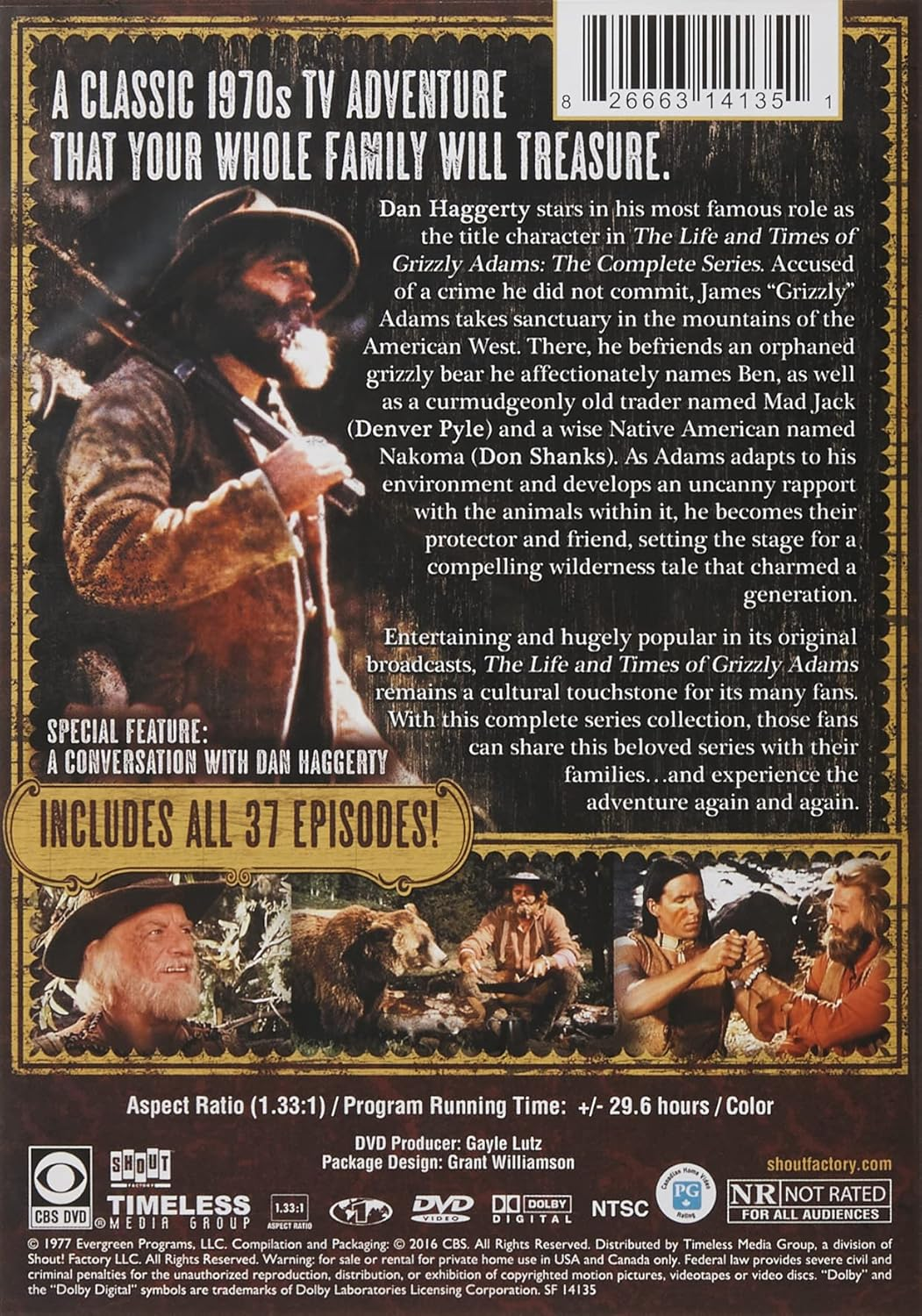 The Life and Times of Grizzly Adams: the Complete Series