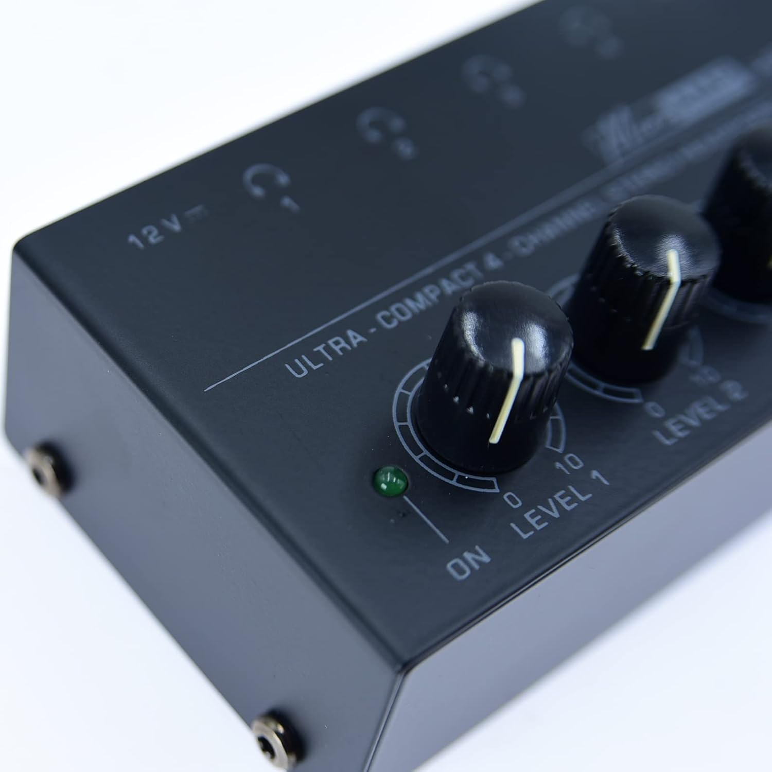 Stereo Input TRS Jack 1/4" in Splitter 4X Micro Amp 1 in 4 Out 1/4 Inch Headphone Amplifier 4 Channel Audio BOX (H400) image number 6