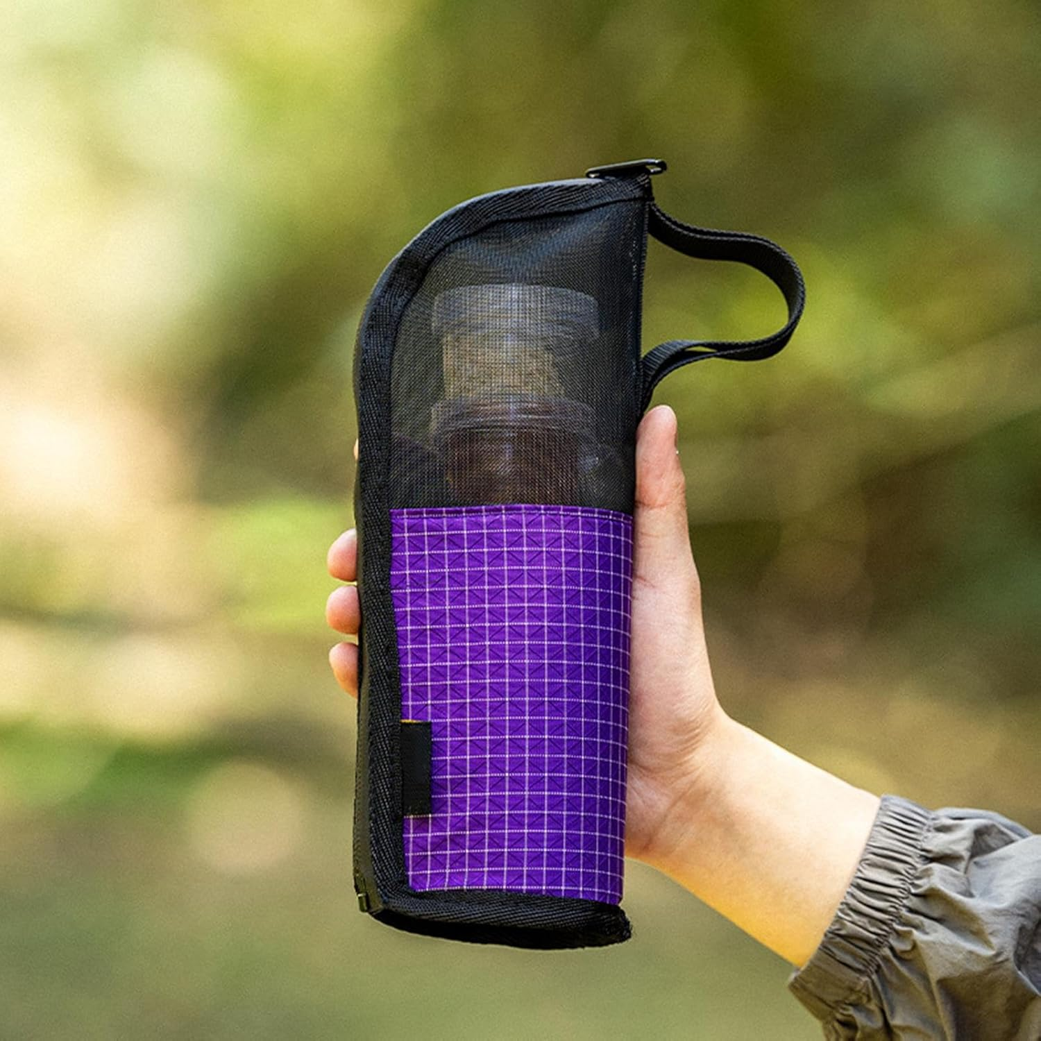 Camping Cutlery Bag - Cutlery Storage Bag - Reusable Utensil Case for Spoon Chopsticks Lunch Box Outdoor Camping Hiking Fishing BBQ