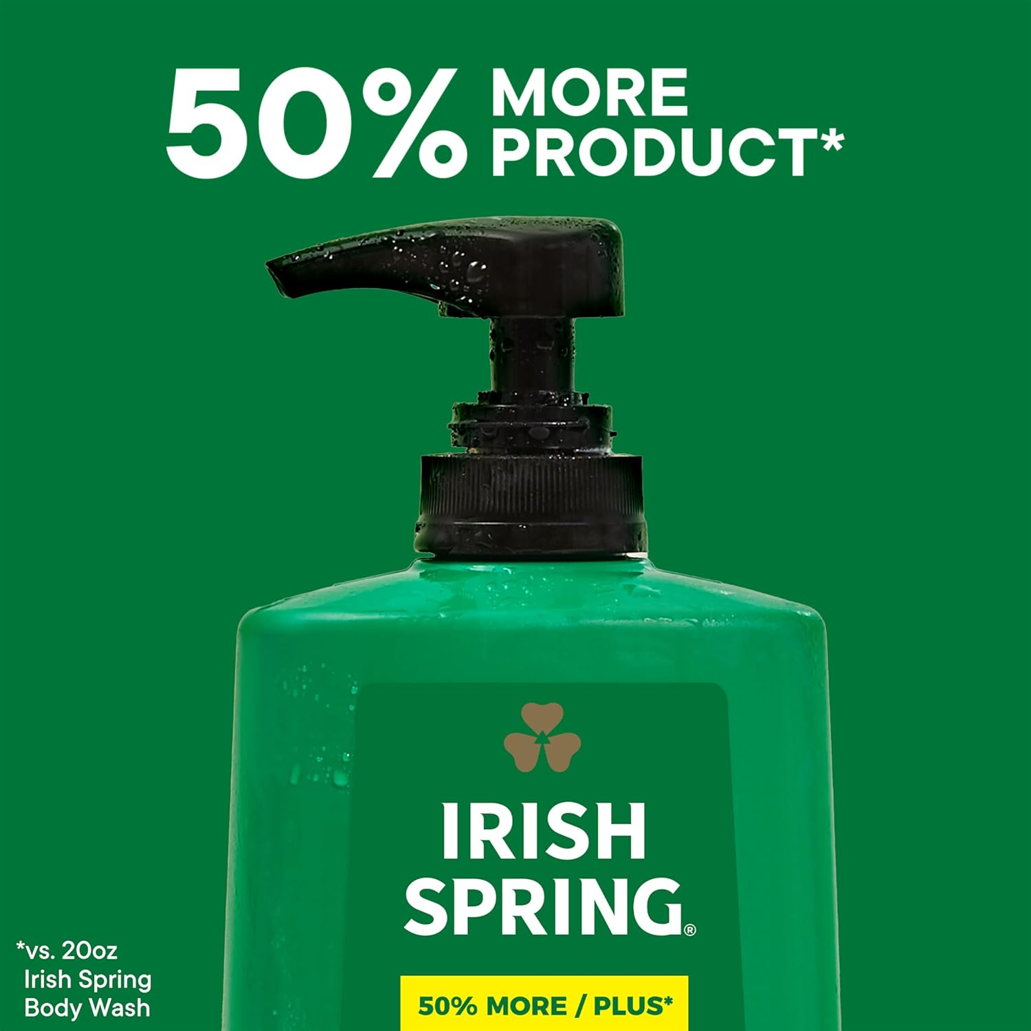Irish Spring 5 in 1 Body Wash for Men, Men'S Body Wash, Smell Fresh and Clean for 24 Hours, Conditions and Cleans Body, Face, and Hair, Made with Biodegradable Ingredients, 30 Oz Pump image number 1