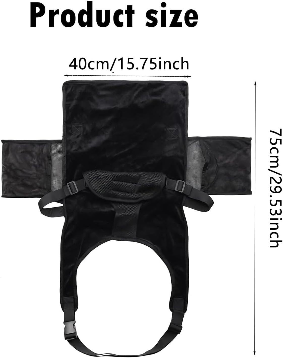 Toddler Airplane Bed, Portable Travel Toddler Bed Essentials, Soft Airplane Seat Extender for 1-4 Years Old, Lightweight and Compact for Airplane, Car, and Family Trips (Black) image number 1