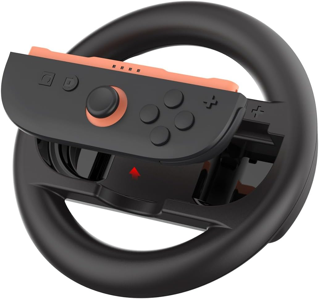 Racing Wheel Set for Nintendo Switch Controllers Joyc On, 2-Pack, (3196) image number 2
