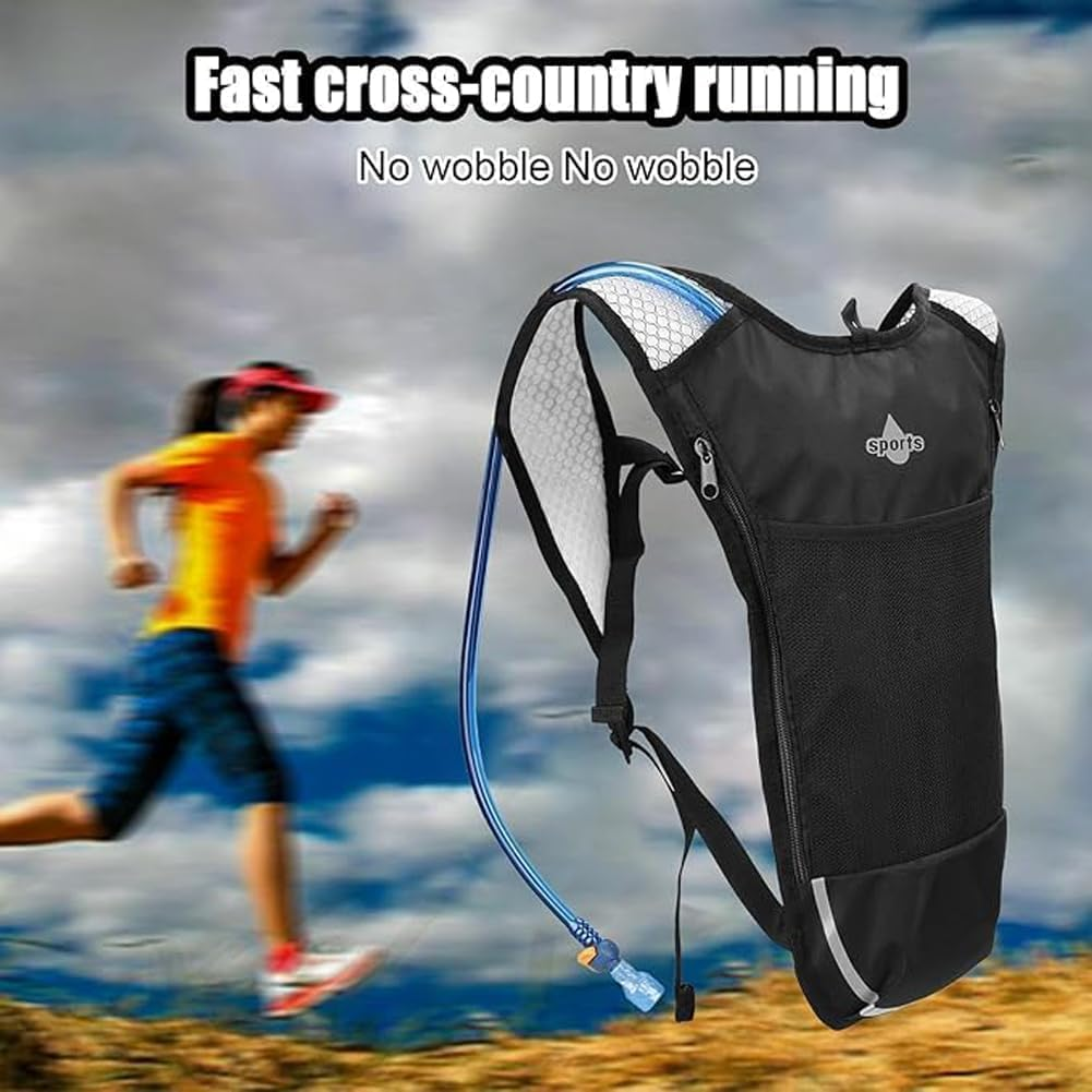 Lightweight Waterproof Hydration Backpack with Bladder for Running image number 3