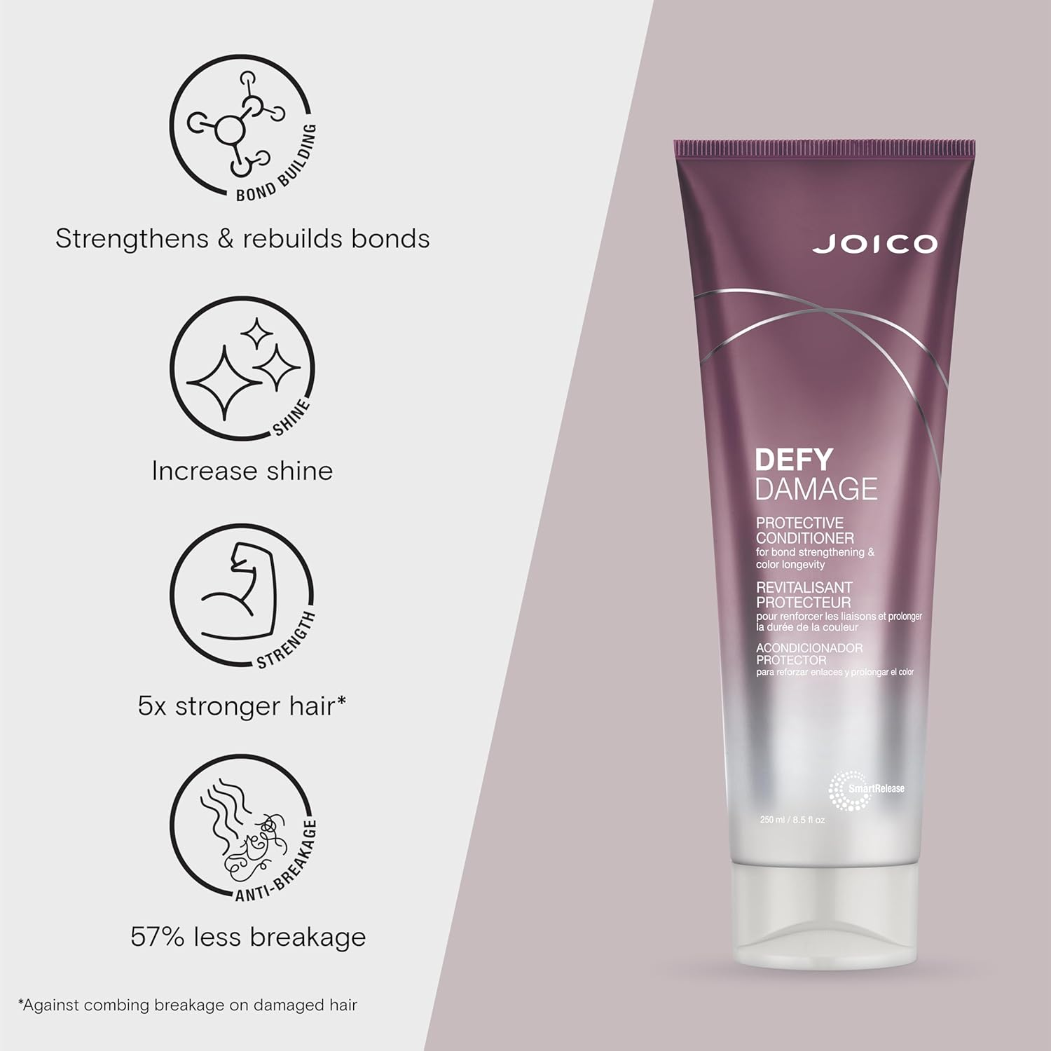 Joico Defy Damage Protective Conditioner 300 Ml image number 5
