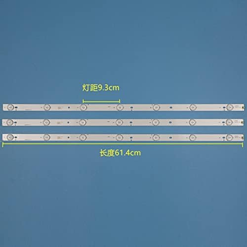 LED Bar Backlight TV Illumination for GJ-2K15 D2P5 D307-V1 V1.1 32PHH4101/88 32PHH4200/88 32PHH4309/60 32PHH4509 (Color : 30 Pieces 10TV) image number 1