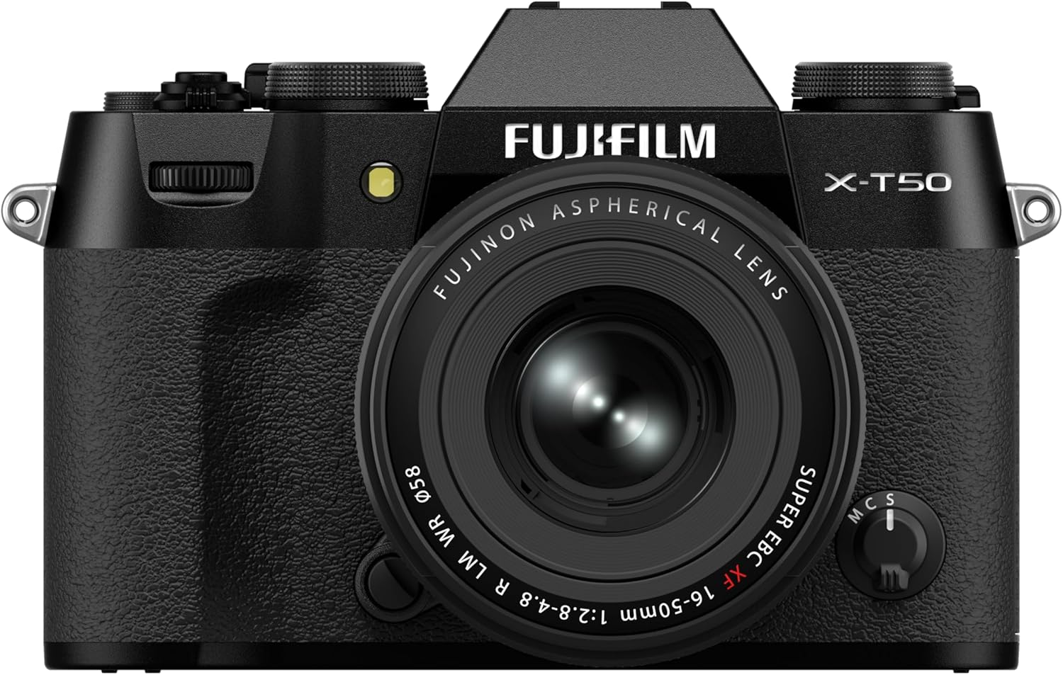 Fujifilm X-T50 Mirrorless Digital Camera, Charcoal Silver + XC 15-45Mm Lens