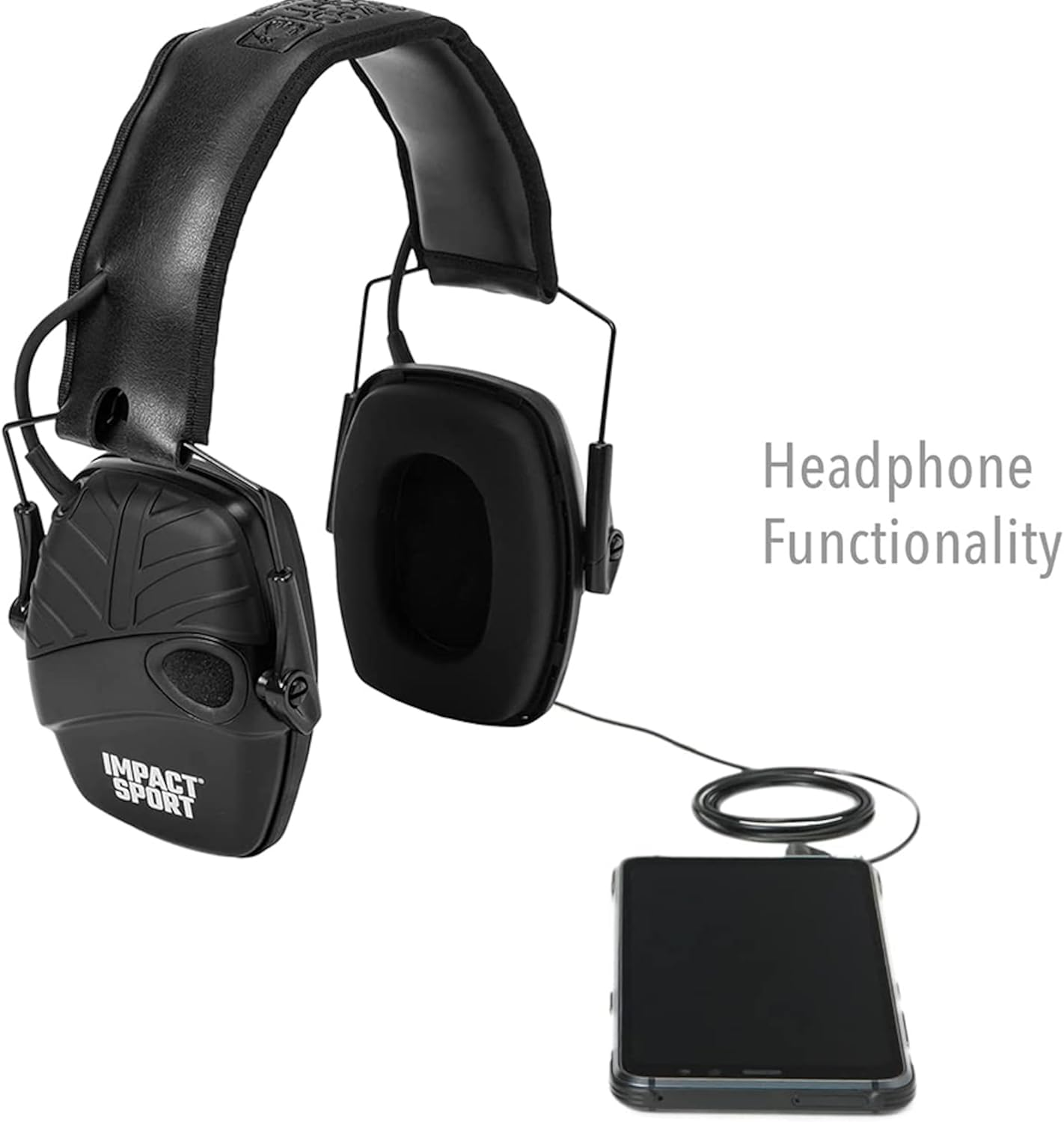 Electronic Shooting Ear Protection with 4X Sound Amplification, Noise Reduction Earmuffs for Gun Range plus Free Case - Green image number 4